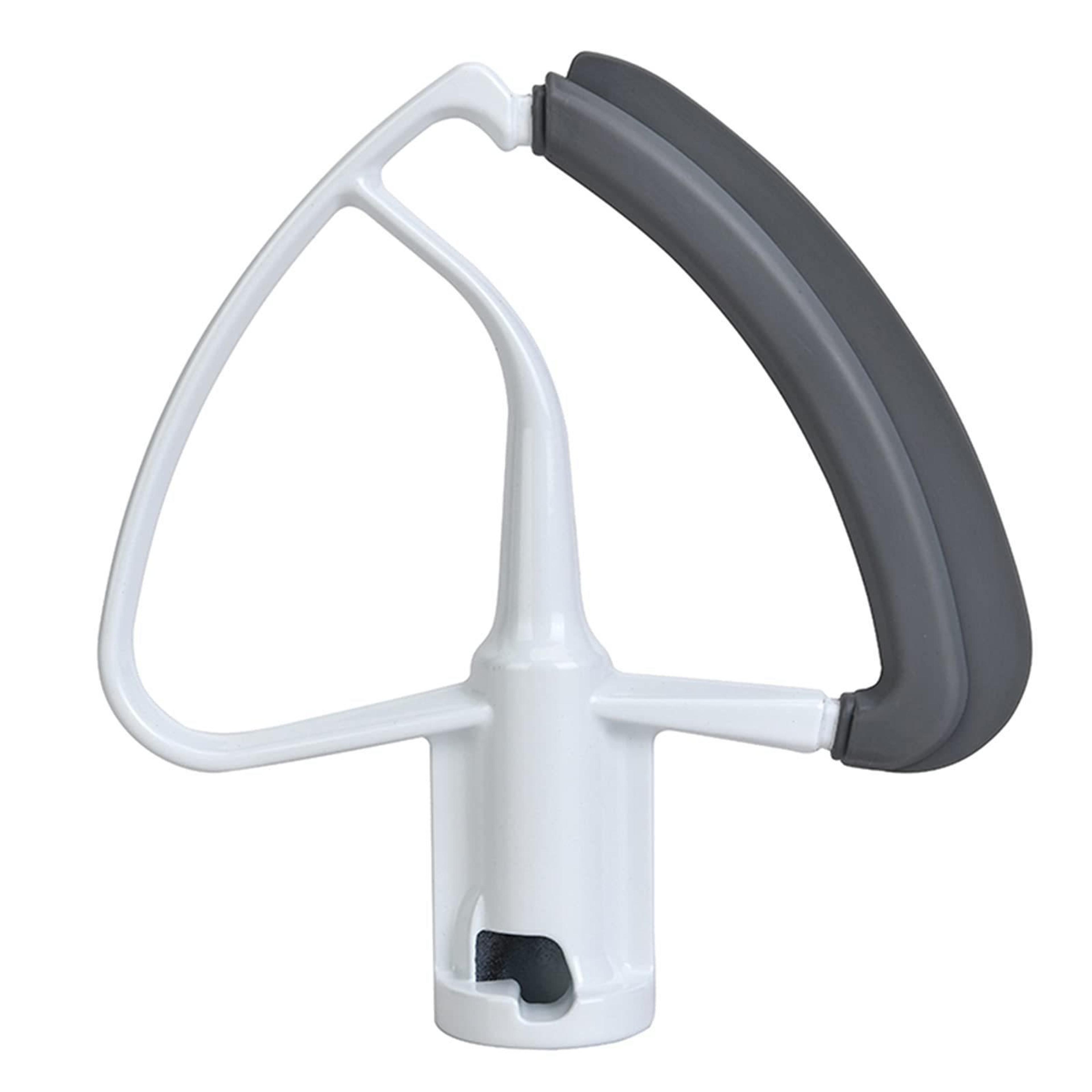 flex edge beater for kitchenaid 4.5 & 5 qt mixer silicone scraper paddle attachment
