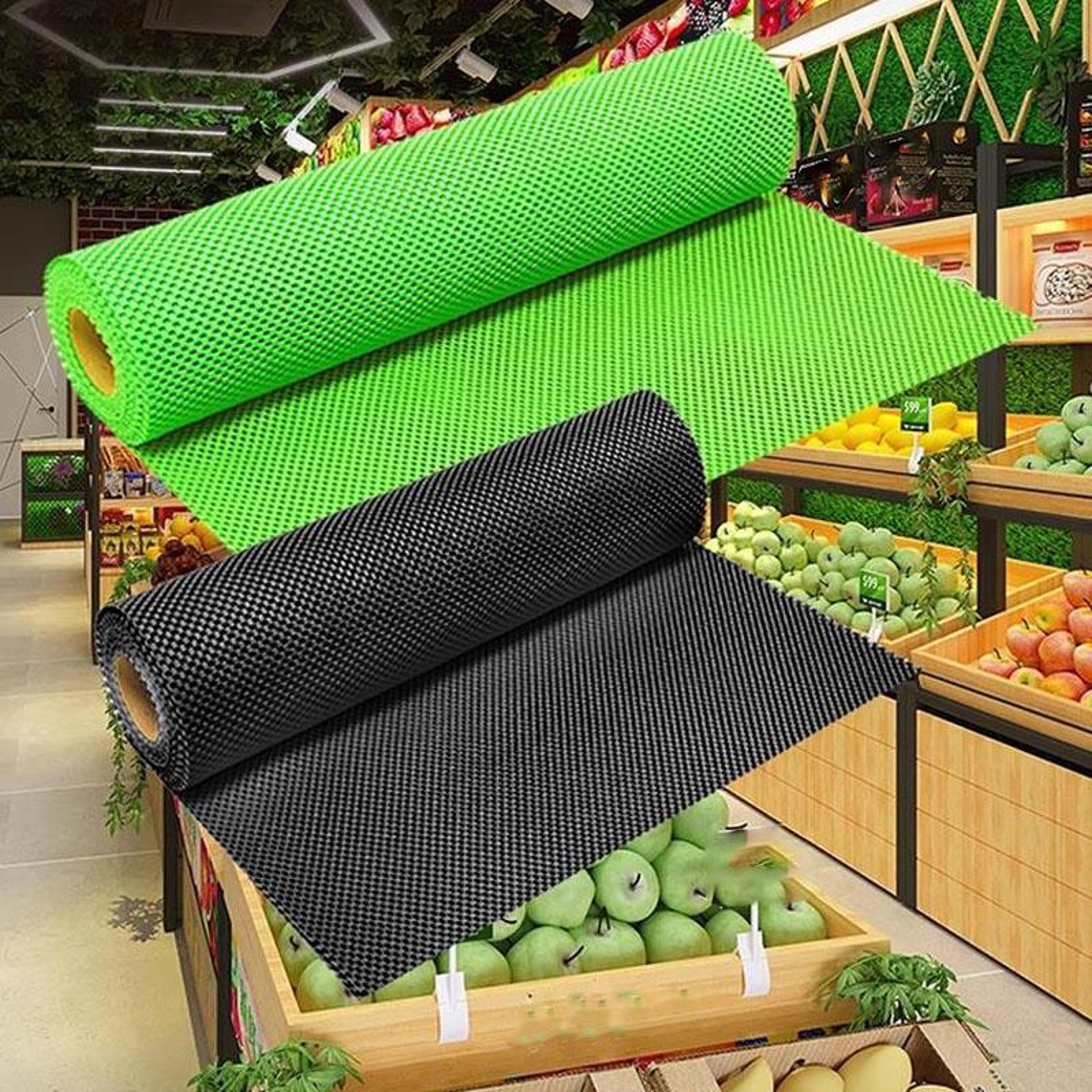 pvc anti slip mat roll for fruit & vegetable displays