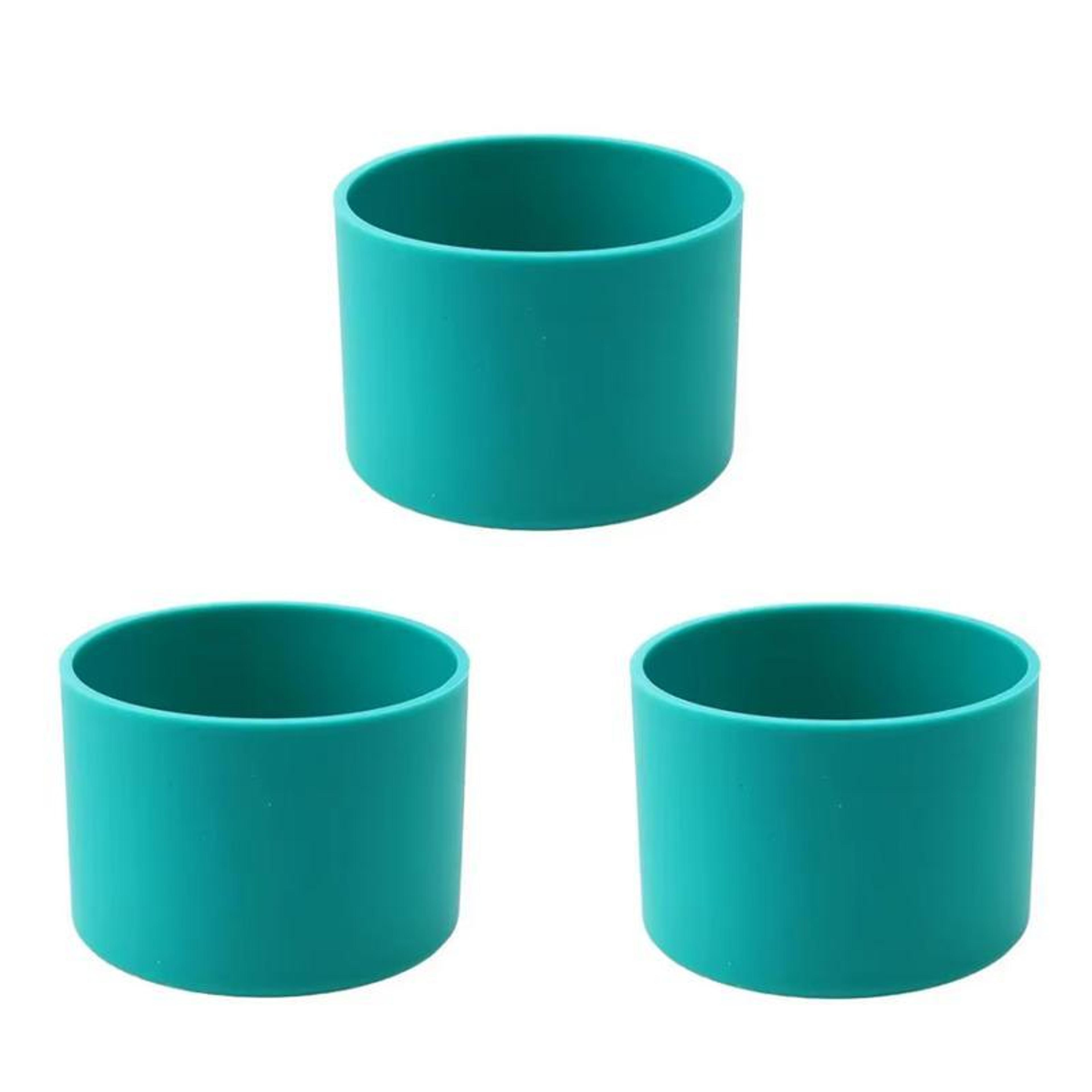 3pcs owala bottle boot silicone base protectors for 24oz free sip, twist & flip bottles