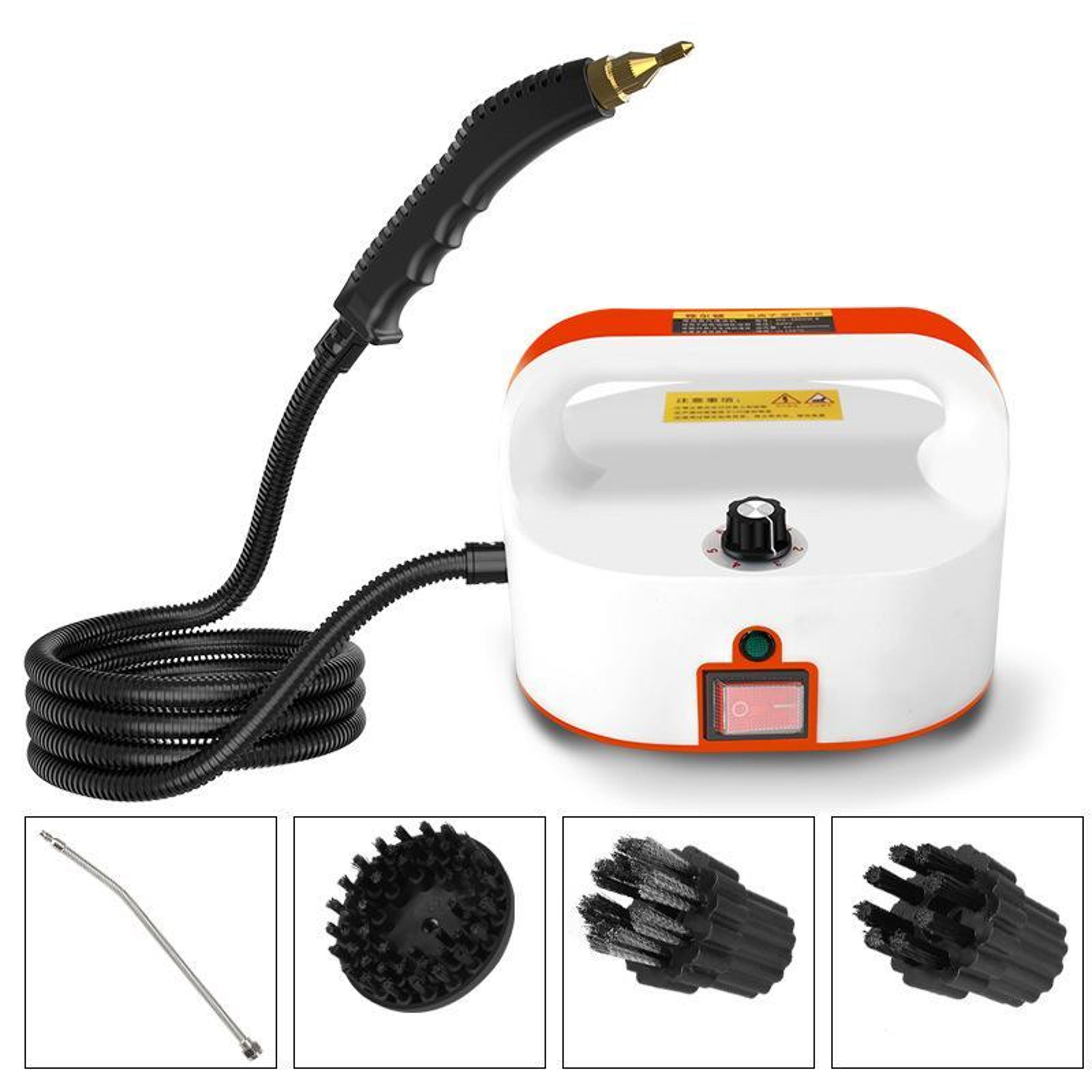 1500w steam cleaner high pressure handheld steamer for kitchen, grout & home cleaning