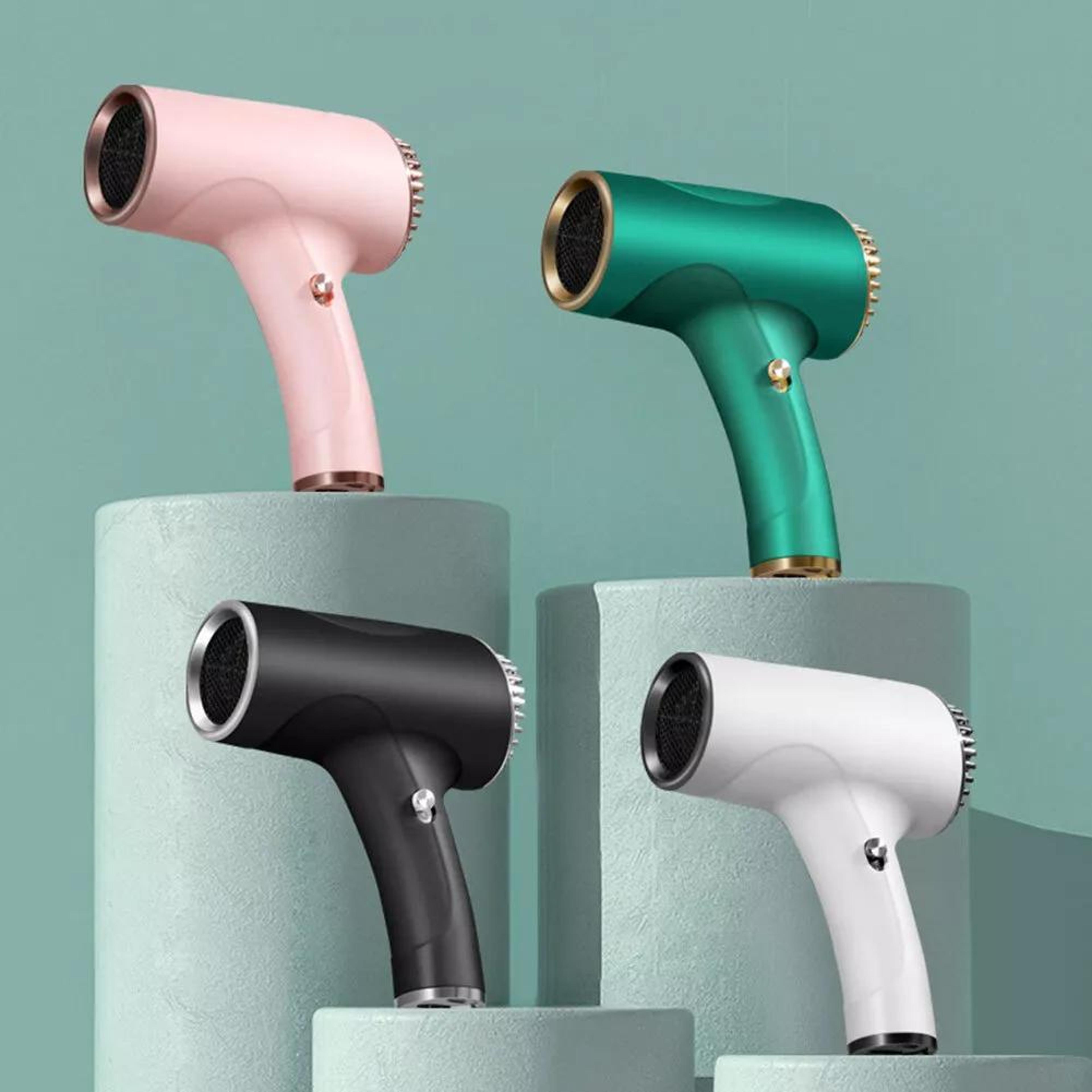 cordless ionic hair dryer with usb rechargeable battery and hot cold airflow