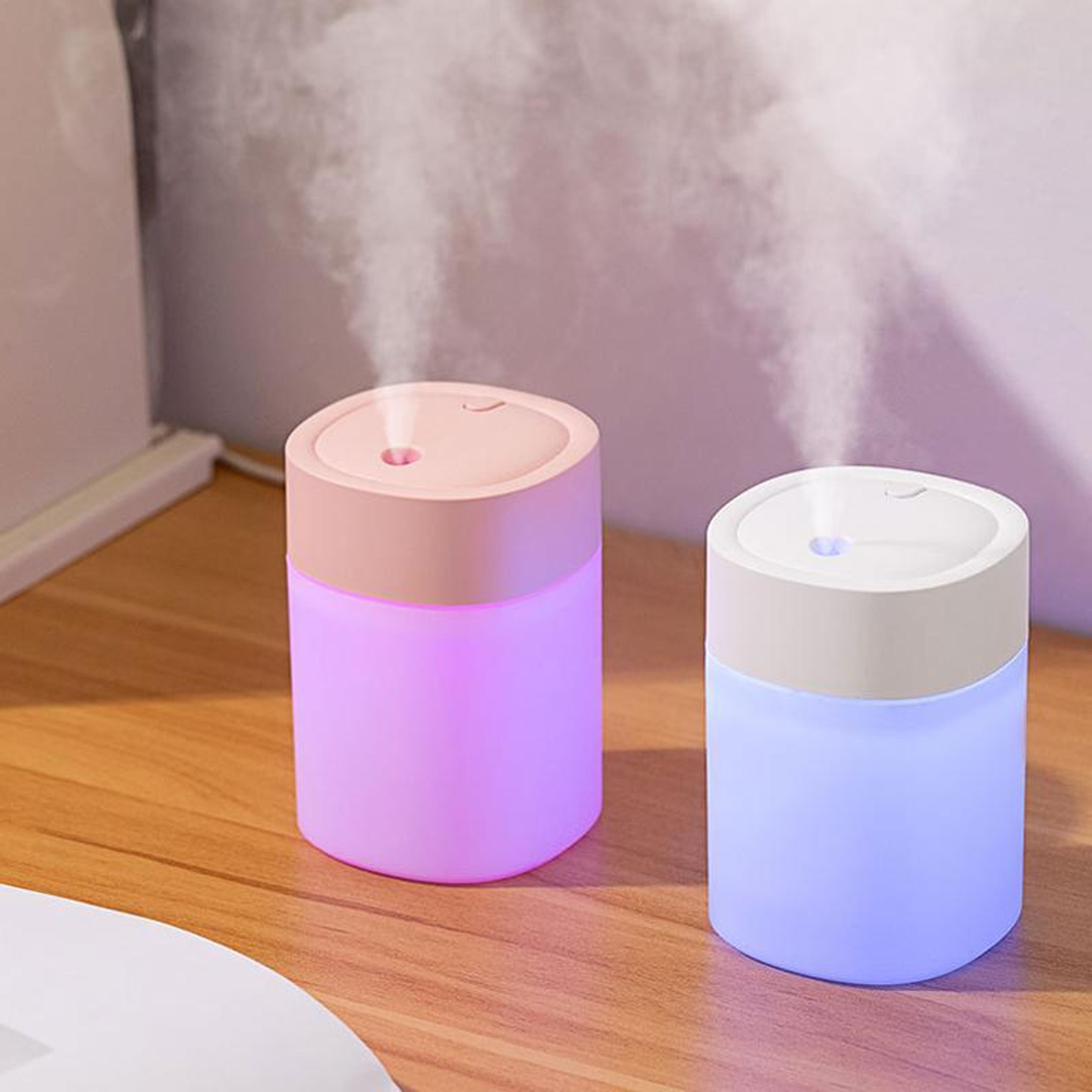 200ml usb humidifier with color ambient light quiet mist air diffuser for home car office