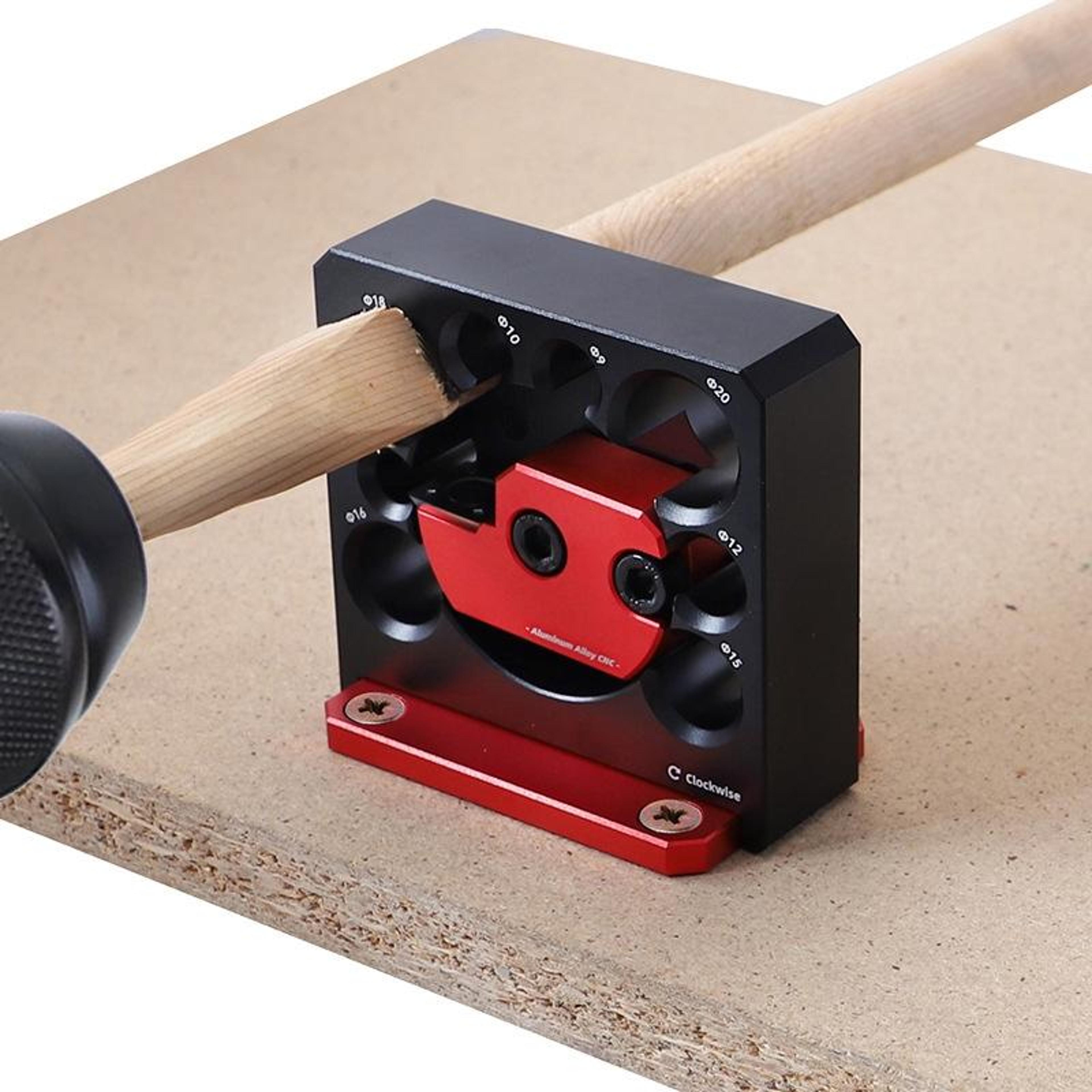 adjustable wood dowel maker kit 8 sizes precision woodworking drill guide set