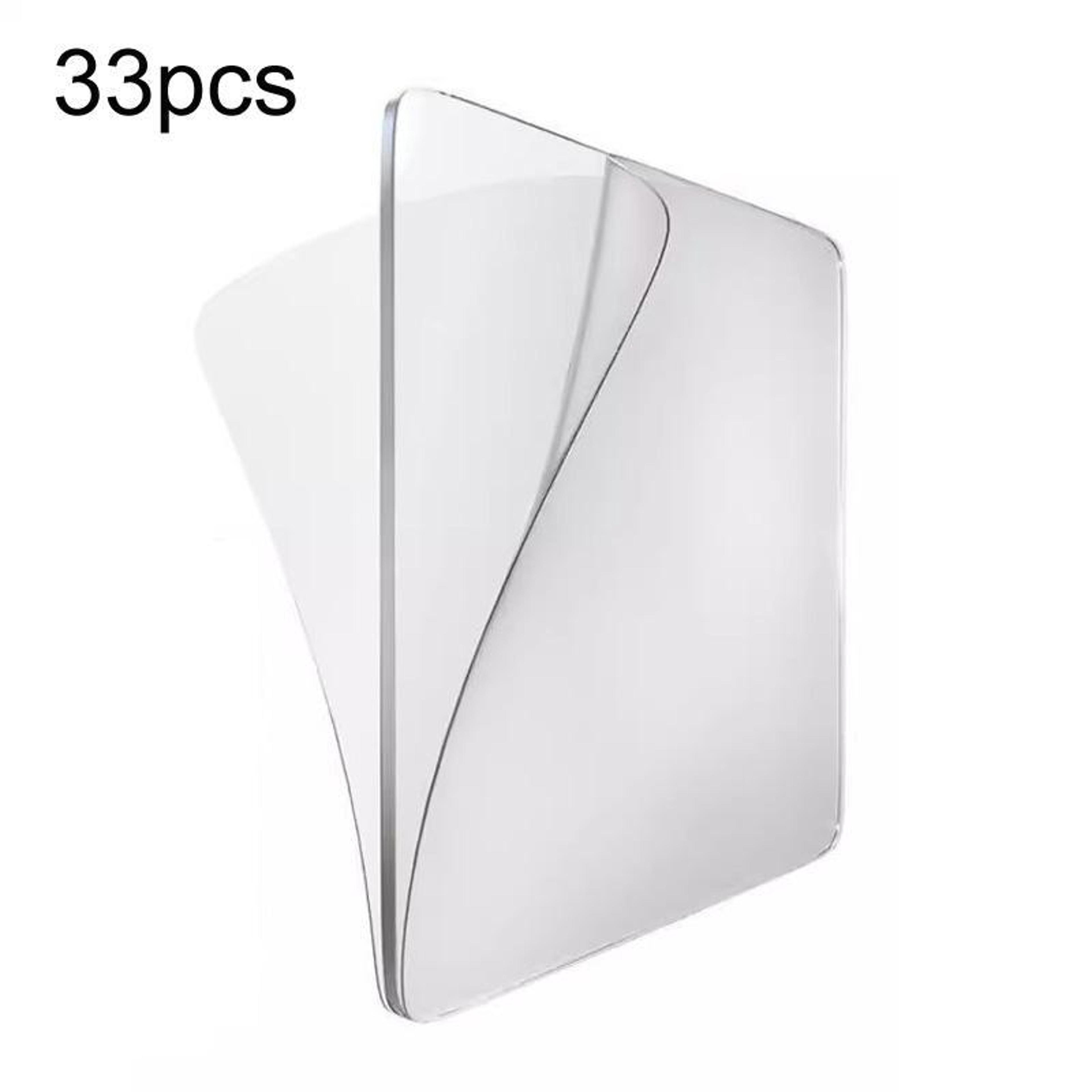 removable mounting stickers 33pcs transparent double sided adhesive pads