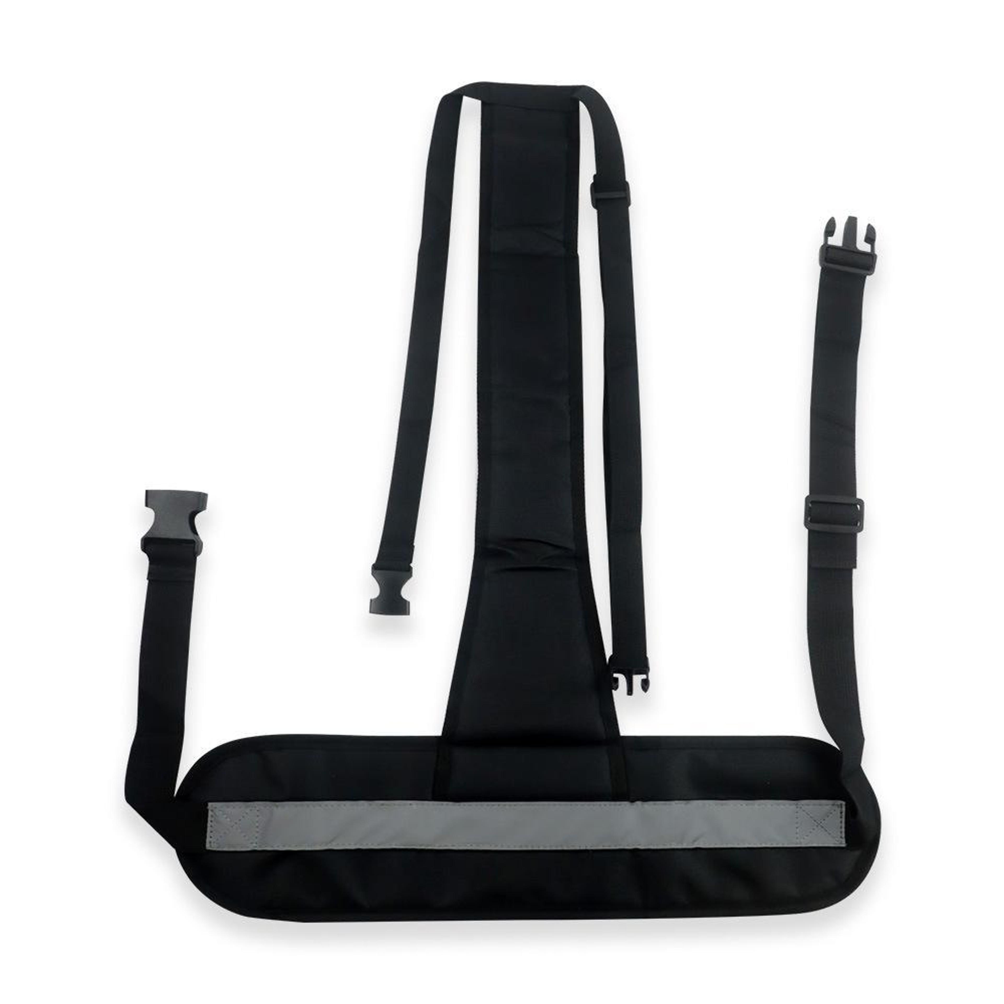 breathable wheelchair safety belt with adjustable buckles & anti-slip support