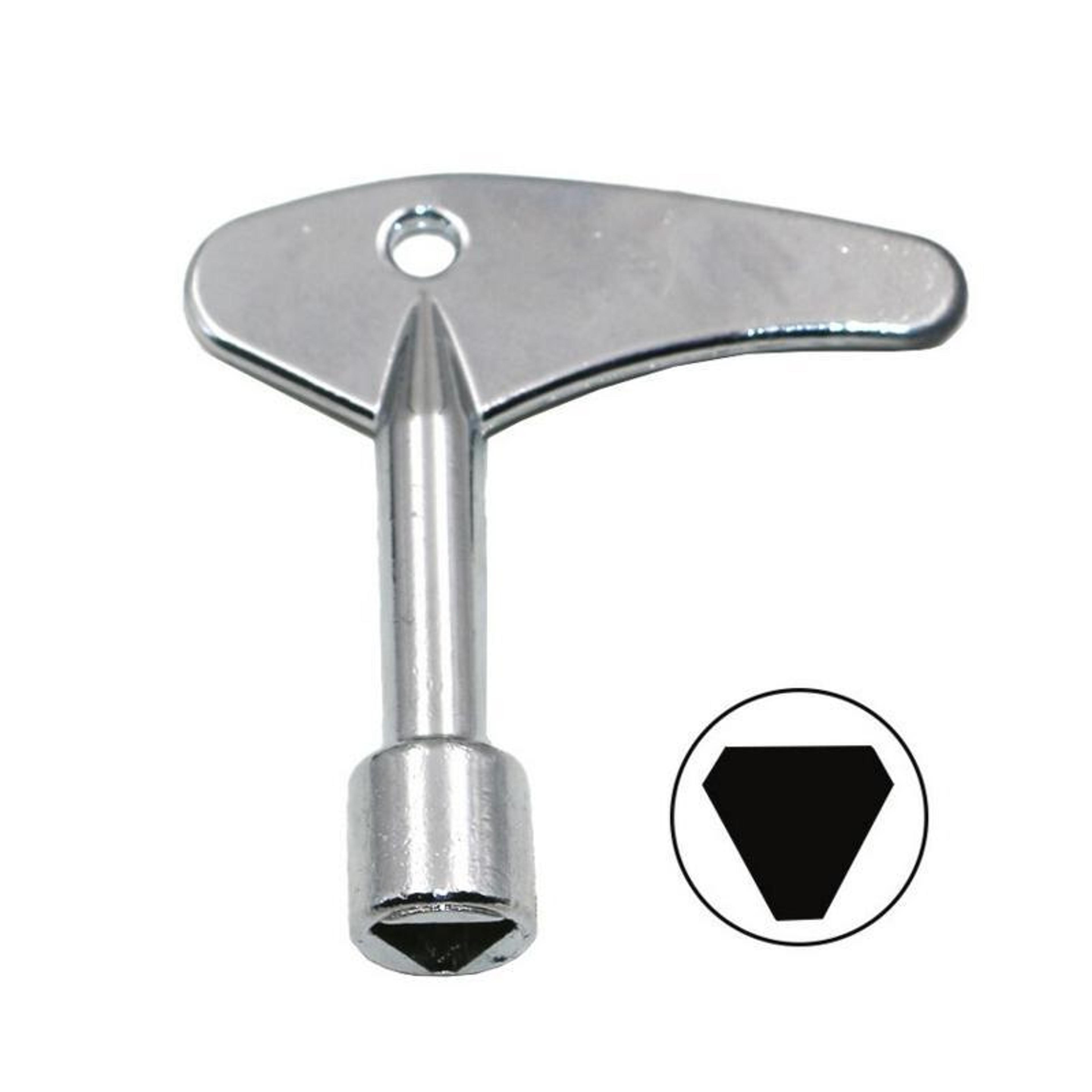 triangle valve water meter key wrench for utility box and plumbing maintenance