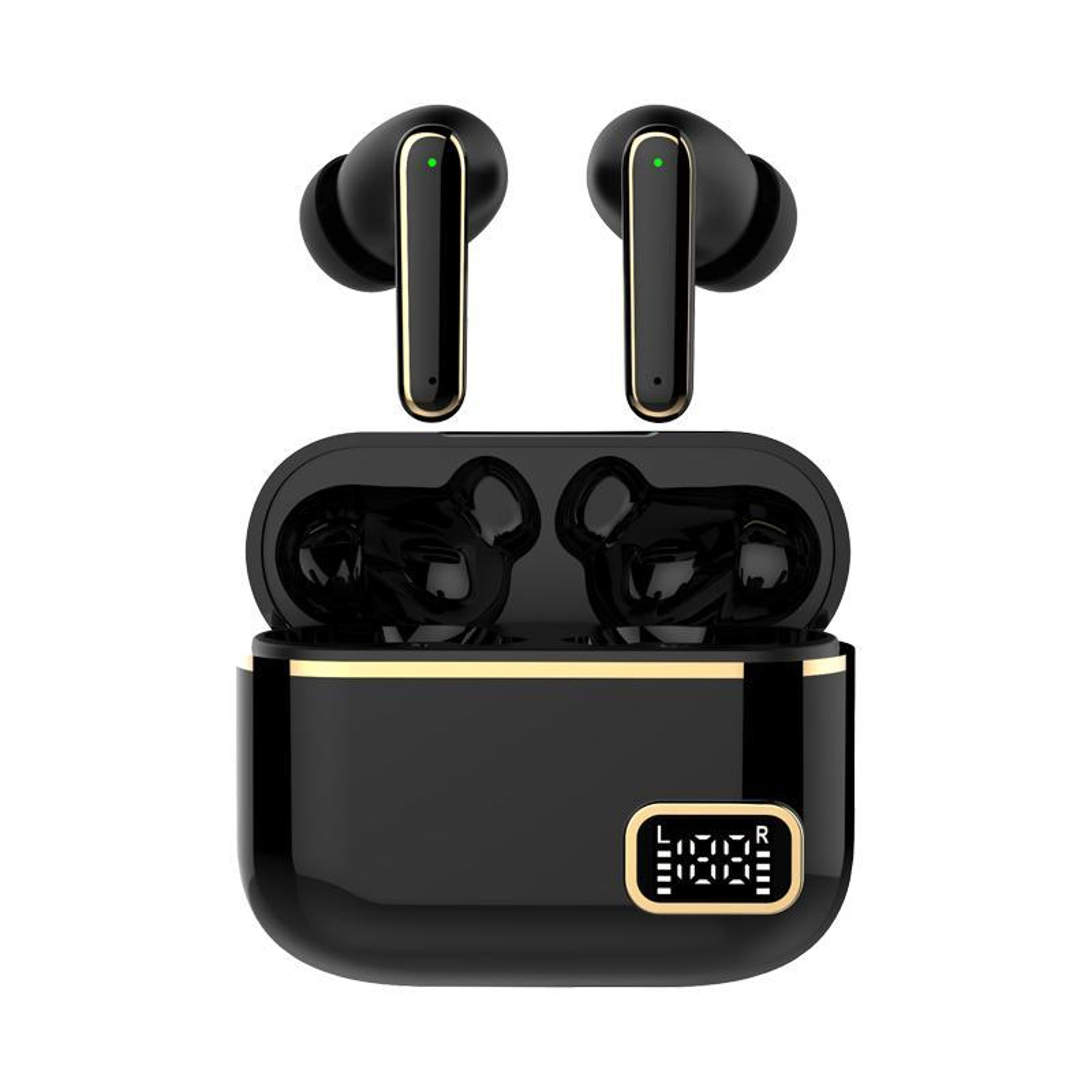 smart touch hearing aid earbuds with noise reduction charging case