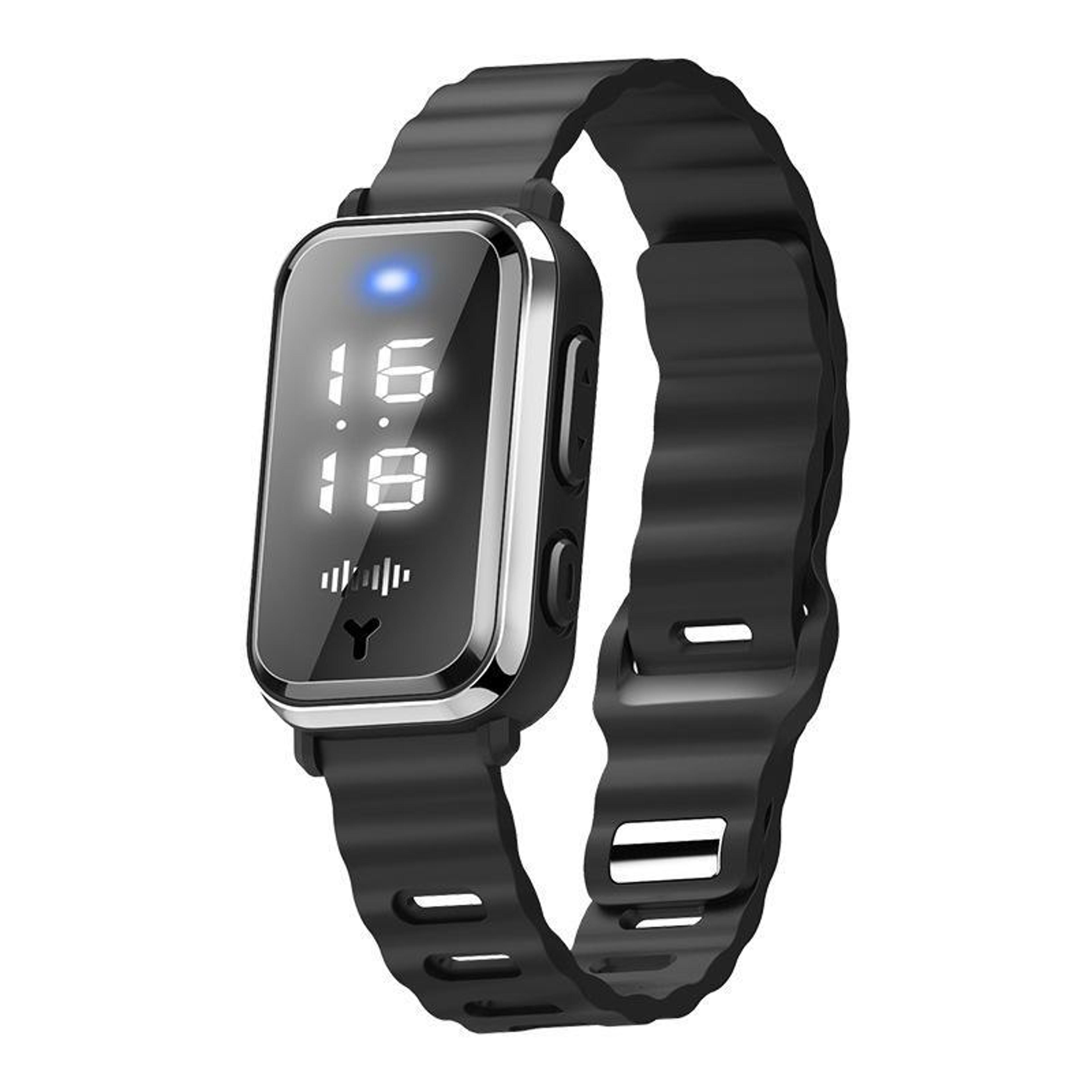 rechargeable mosquito repellent bracelet with anti static digital watch