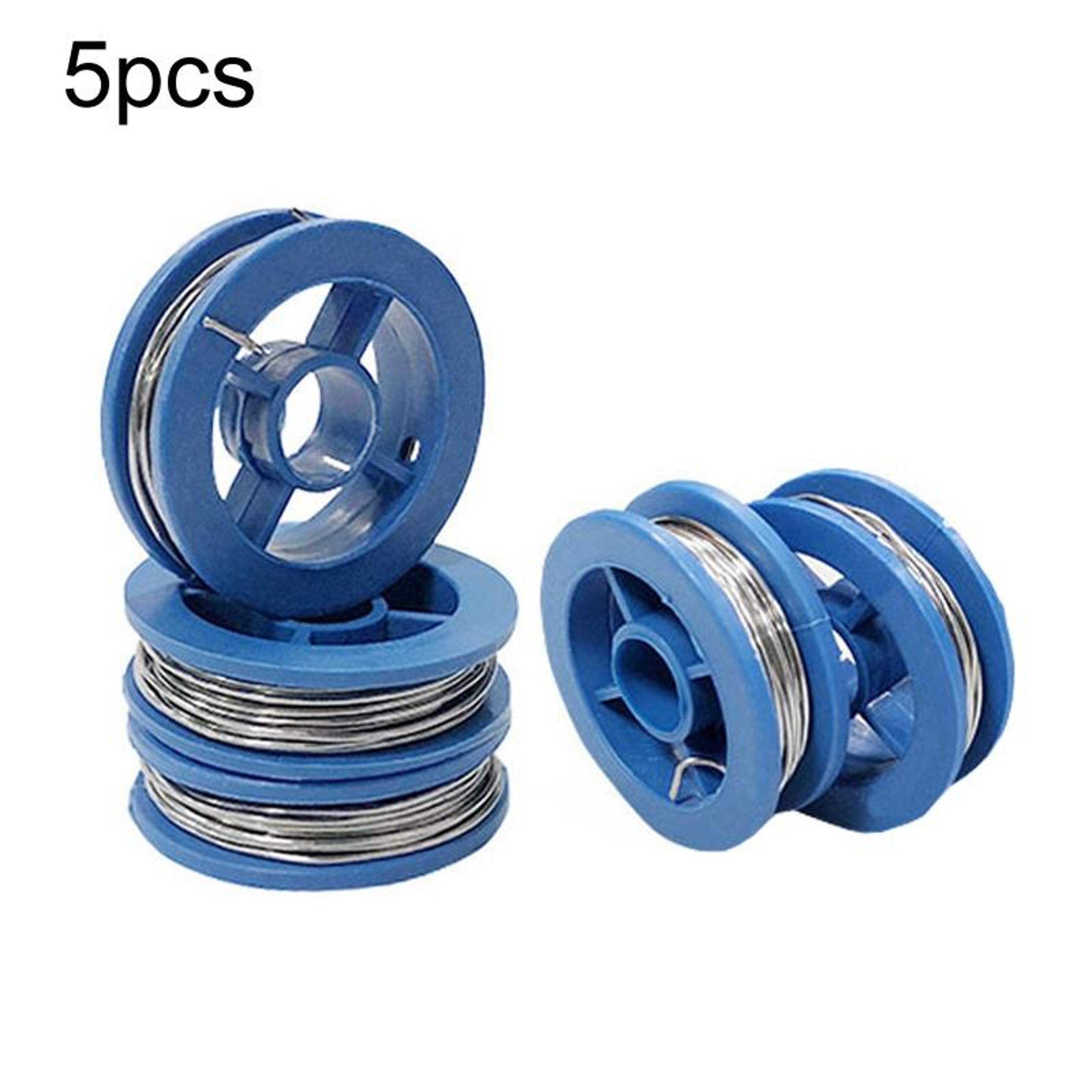 5pcs 0.8mm rosin core solder wire set for electronics and pcb repair