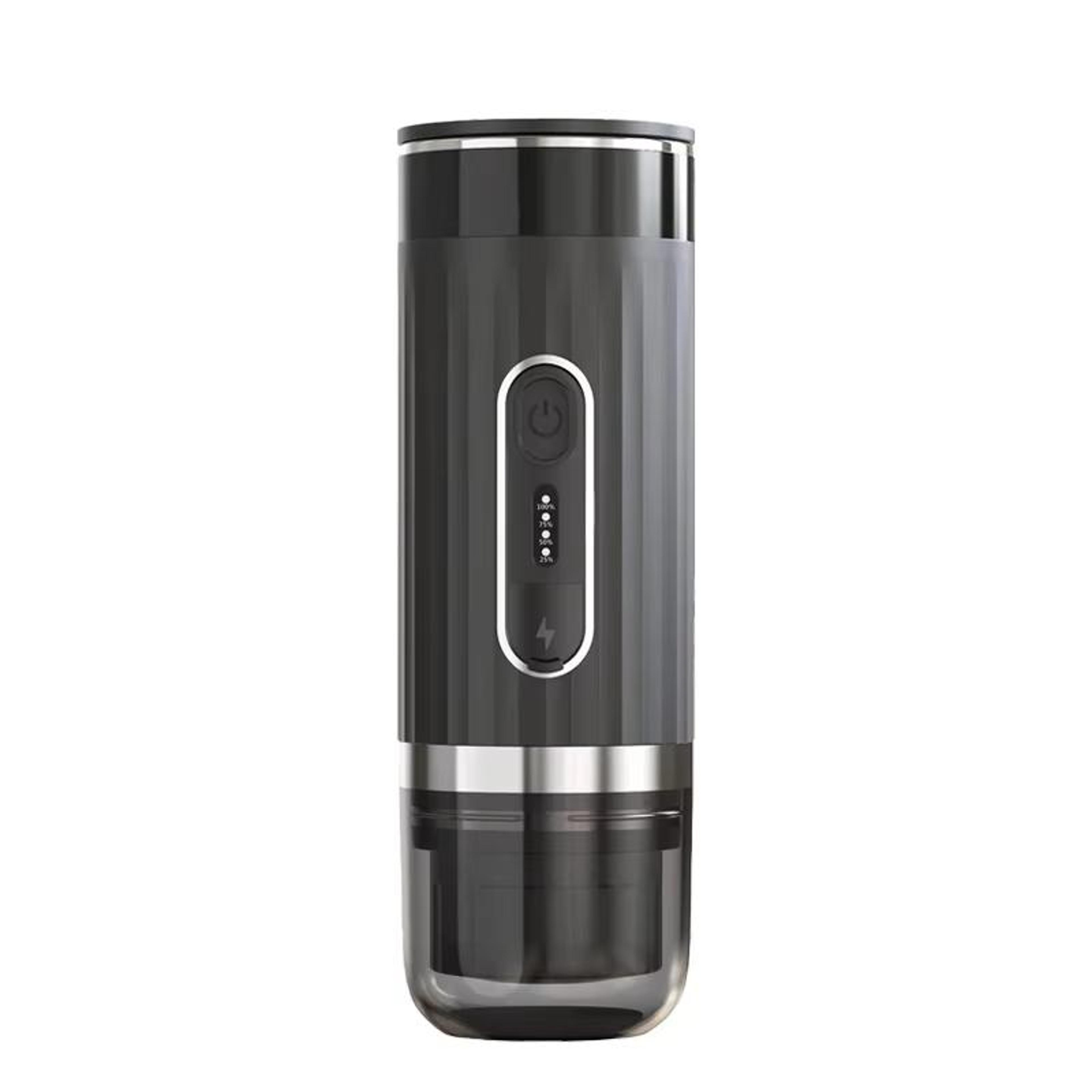 3-in-1 portable espresso maker with wireless heating for capsules & ground coffee
