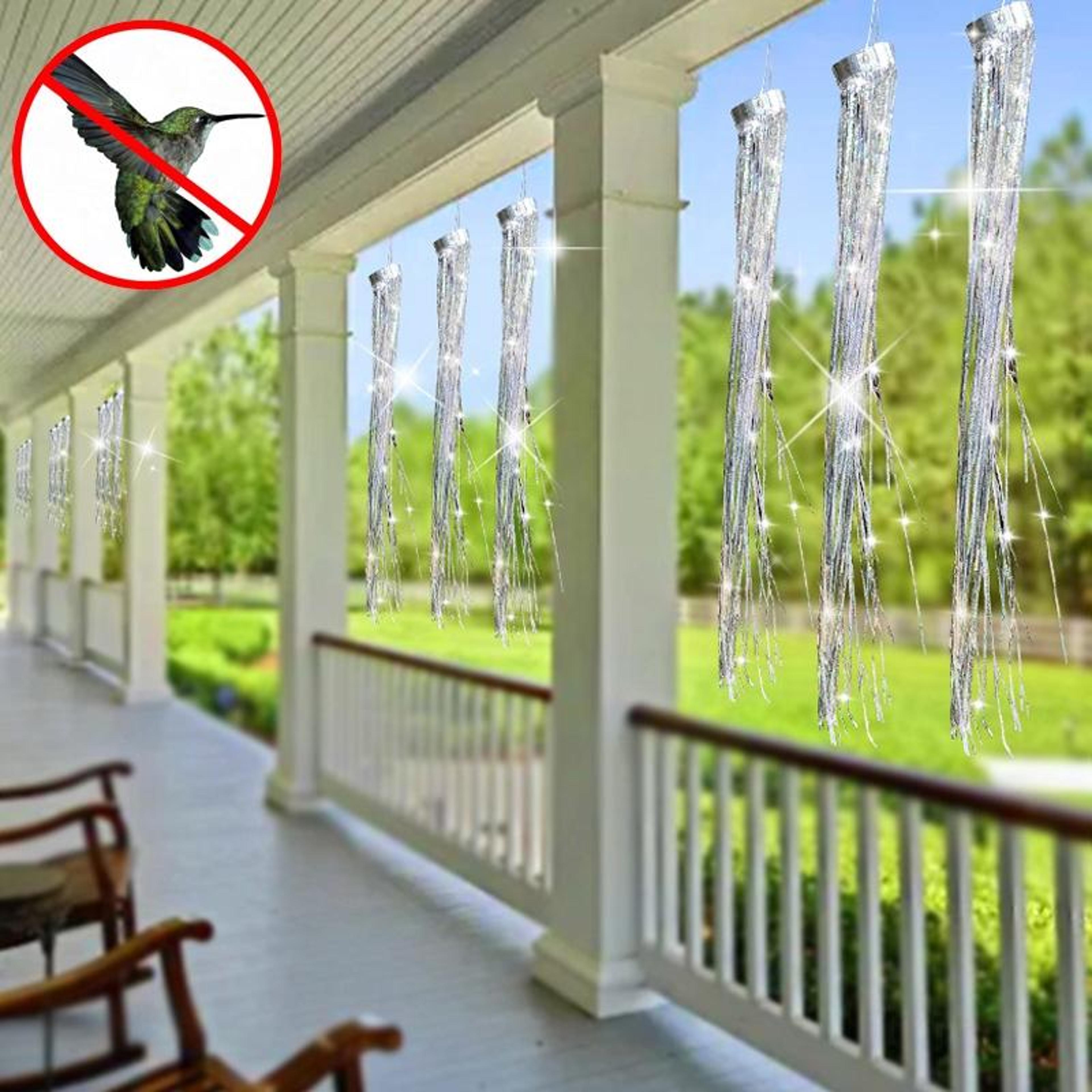 reflective bird scare tape strips for gardens, balconies & orchards