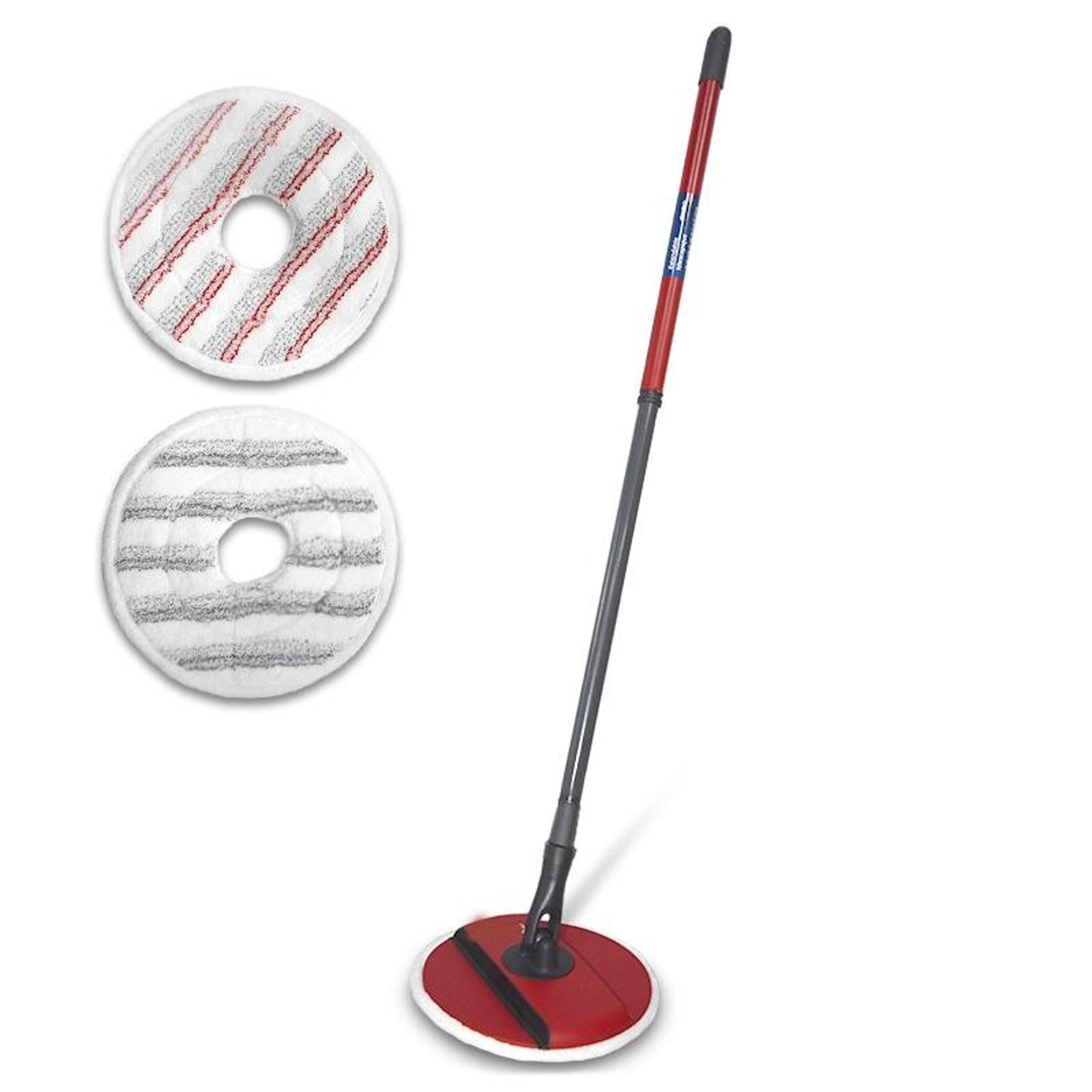 vileda spin & clean microfiber mop pad replacement refill for wood & tile floors