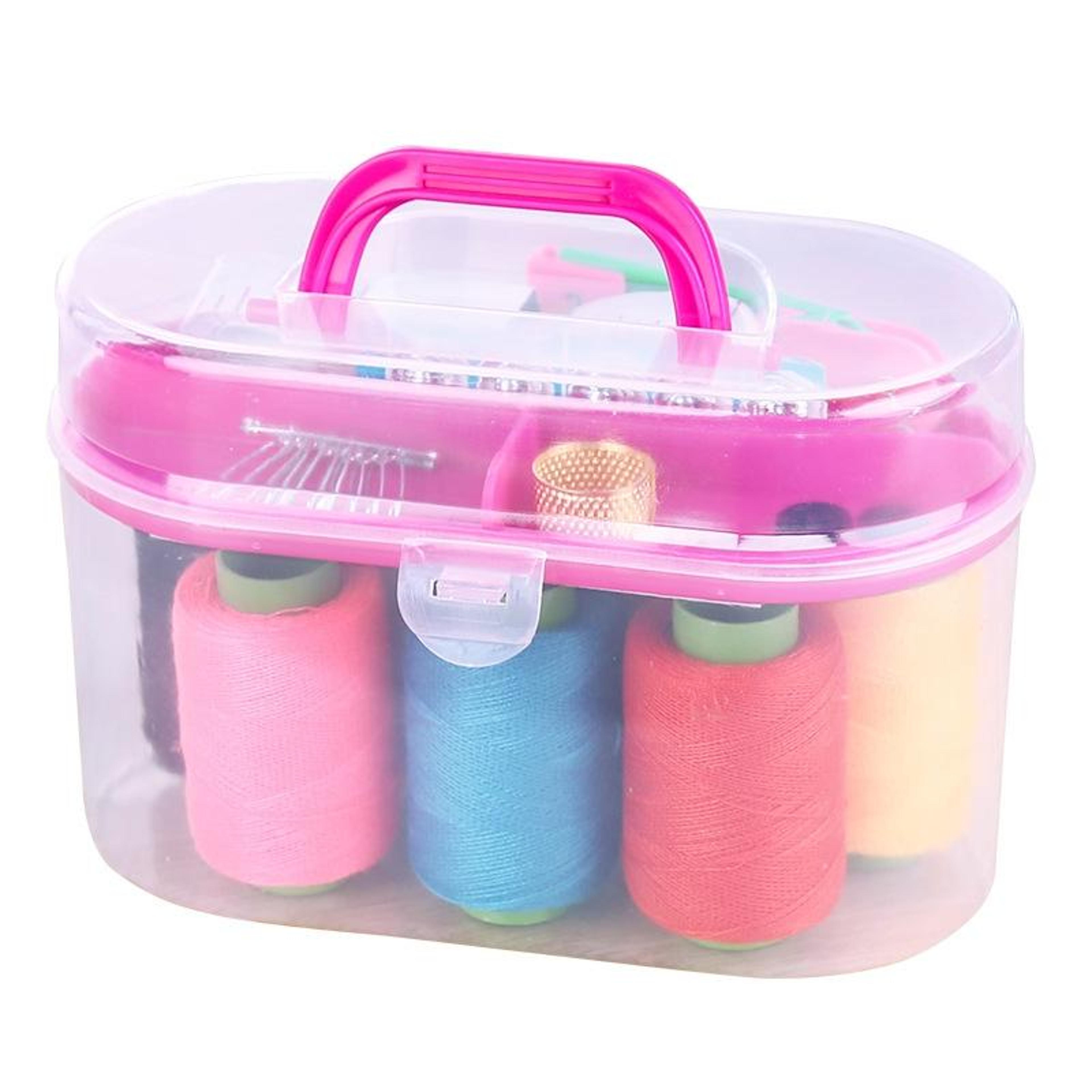 portable sewing kit with needle & thread set for home, travel, and quick clothing repairs