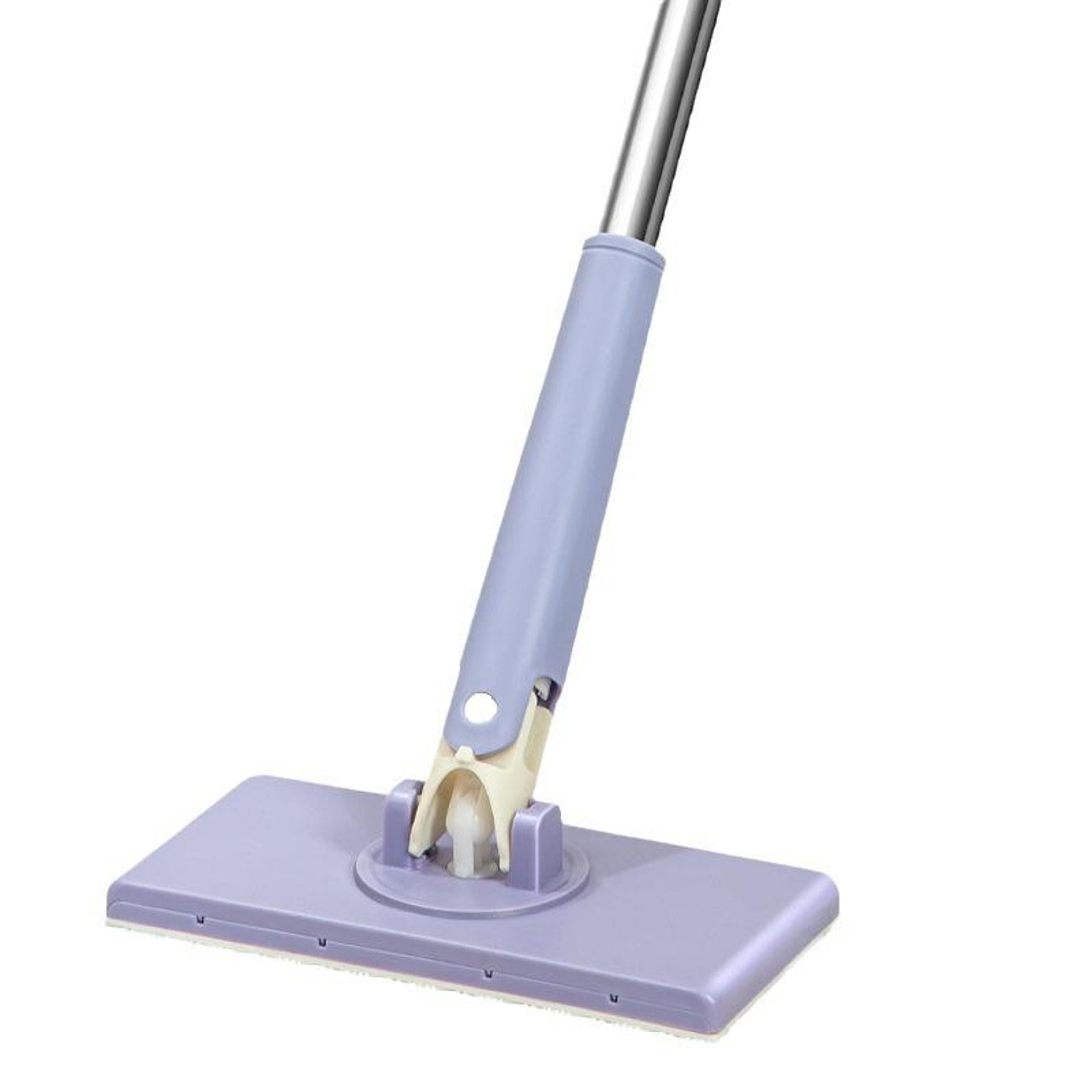 hands-free mini mop with automatic cloth change for kitchen, bathroom & multi-surface cleaning