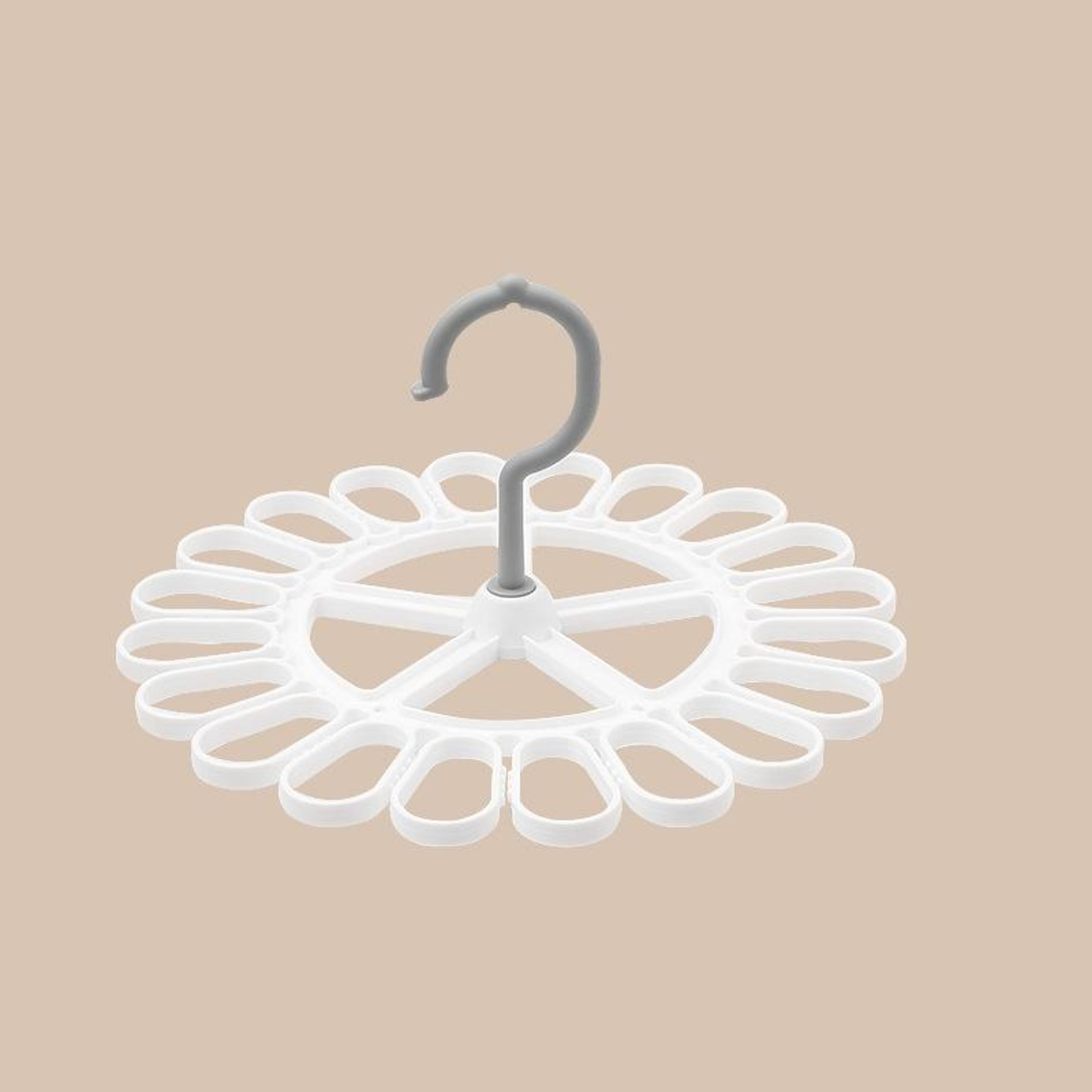 360 rotating sock hanger with 20 clips space saving laundry drying rack