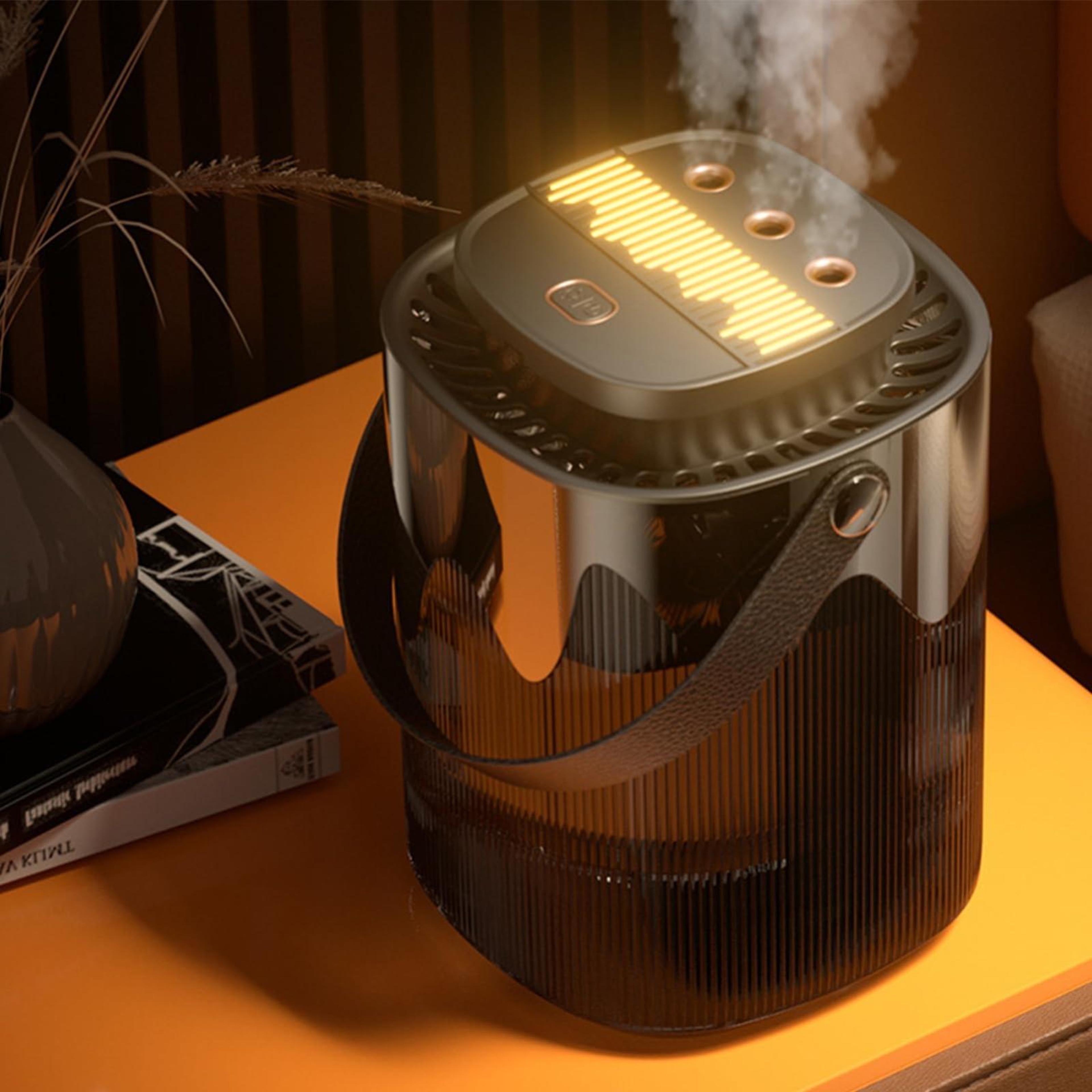 3l smart spray humidifier with night light, ultrasonic home comfort