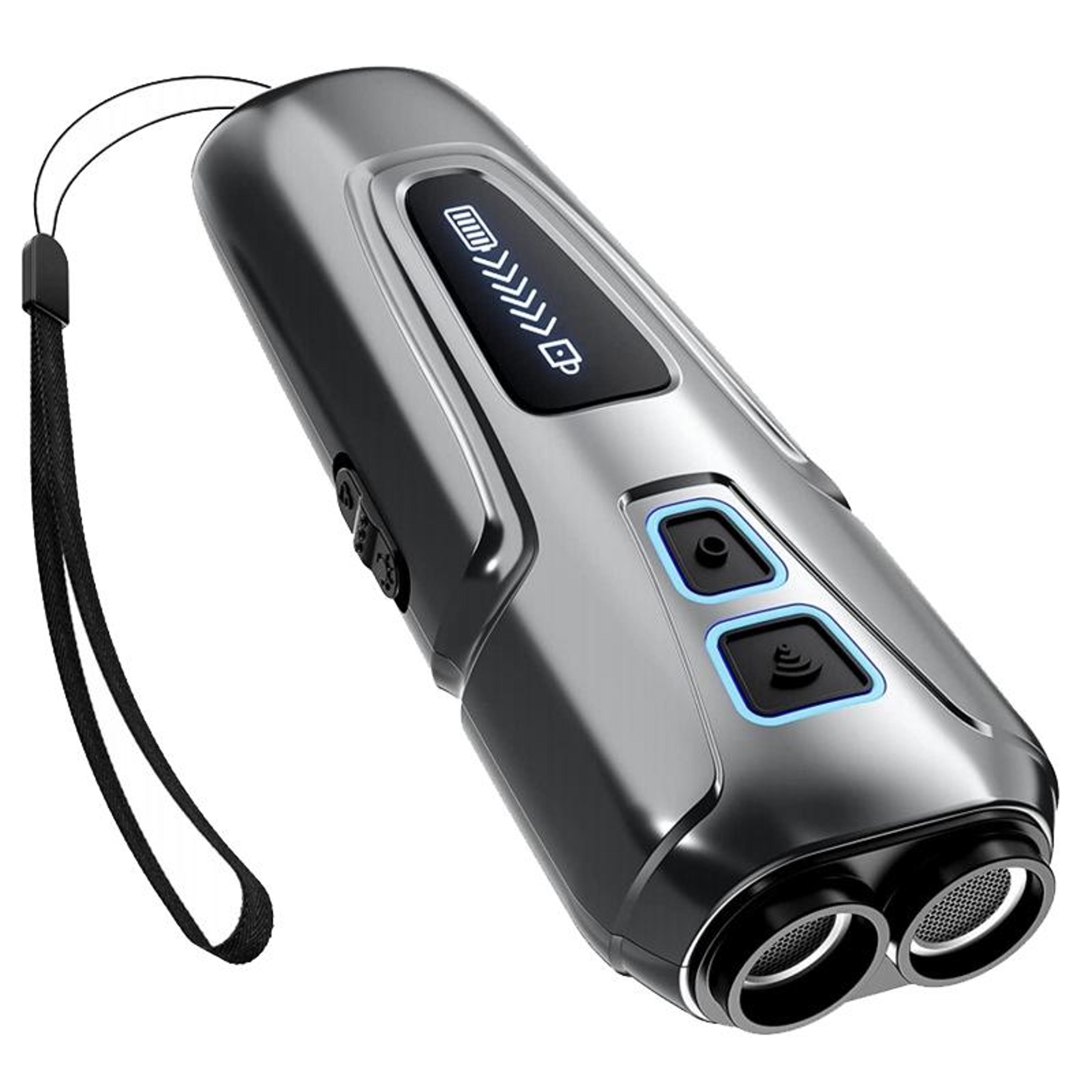 premium ultrasonic dog repeller anti barking training device with led flashlight