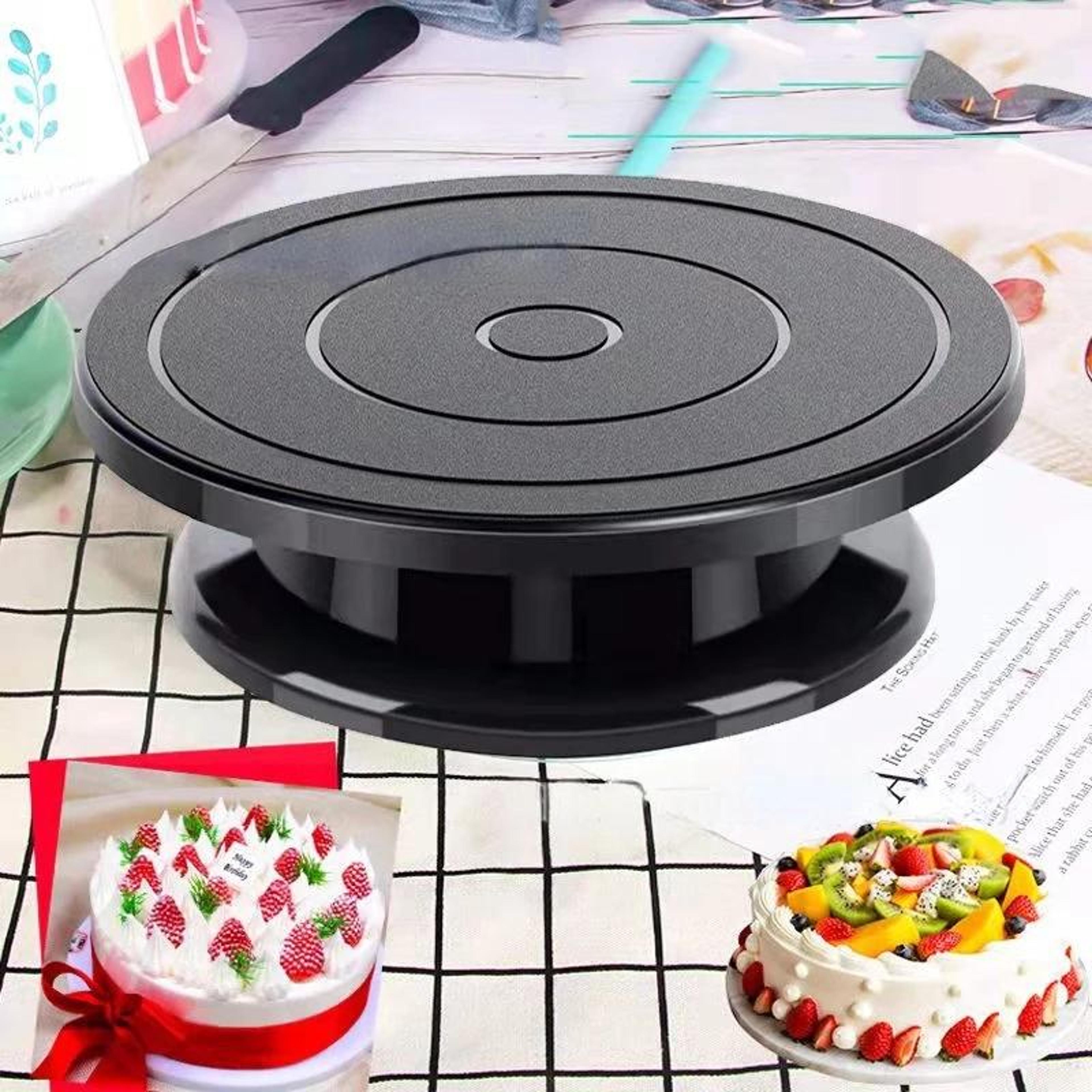 11-inch rotating cake turntable, anti-slip diy cake decorating stand
