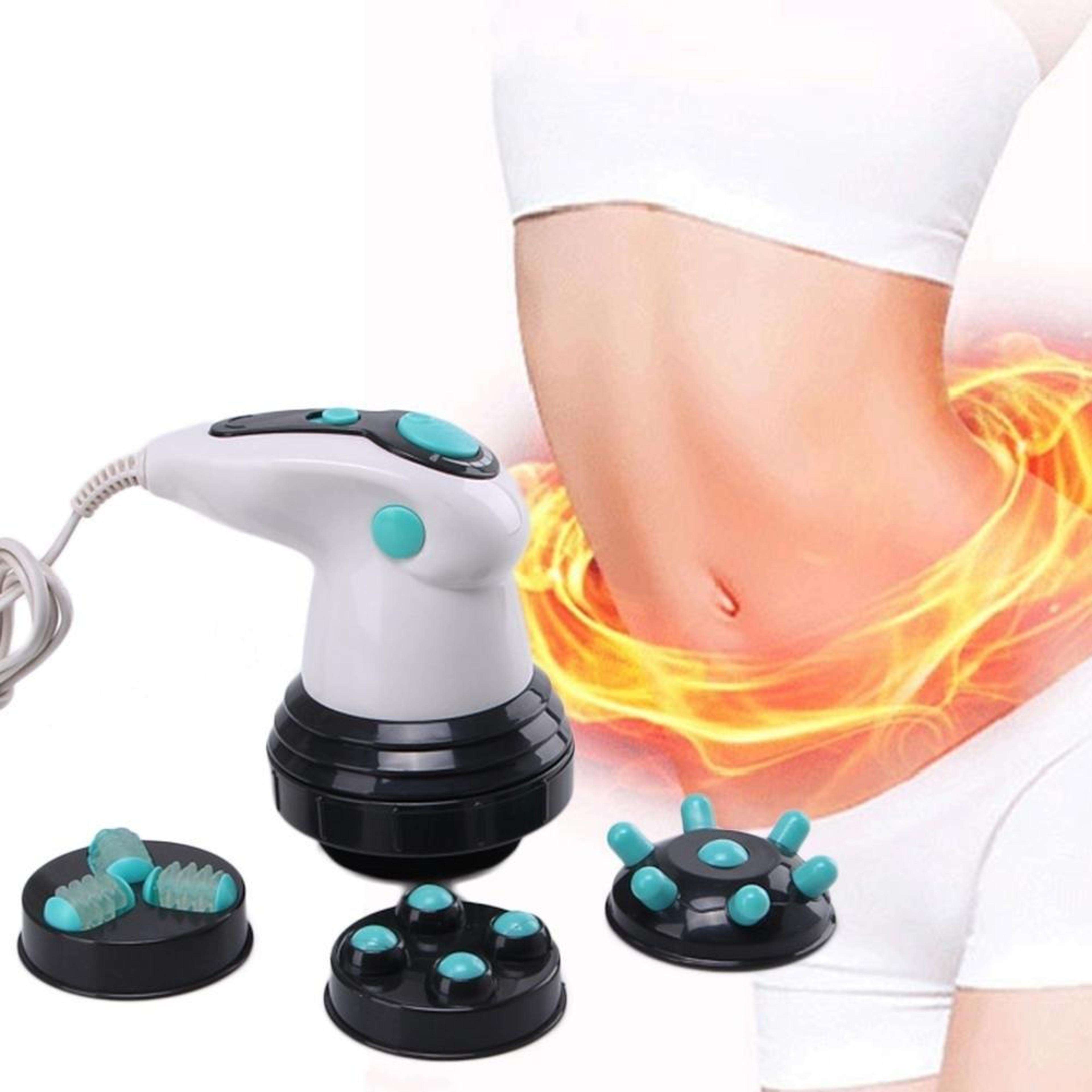 4-in-1 handheld massager with infrared & deep tissue therapy