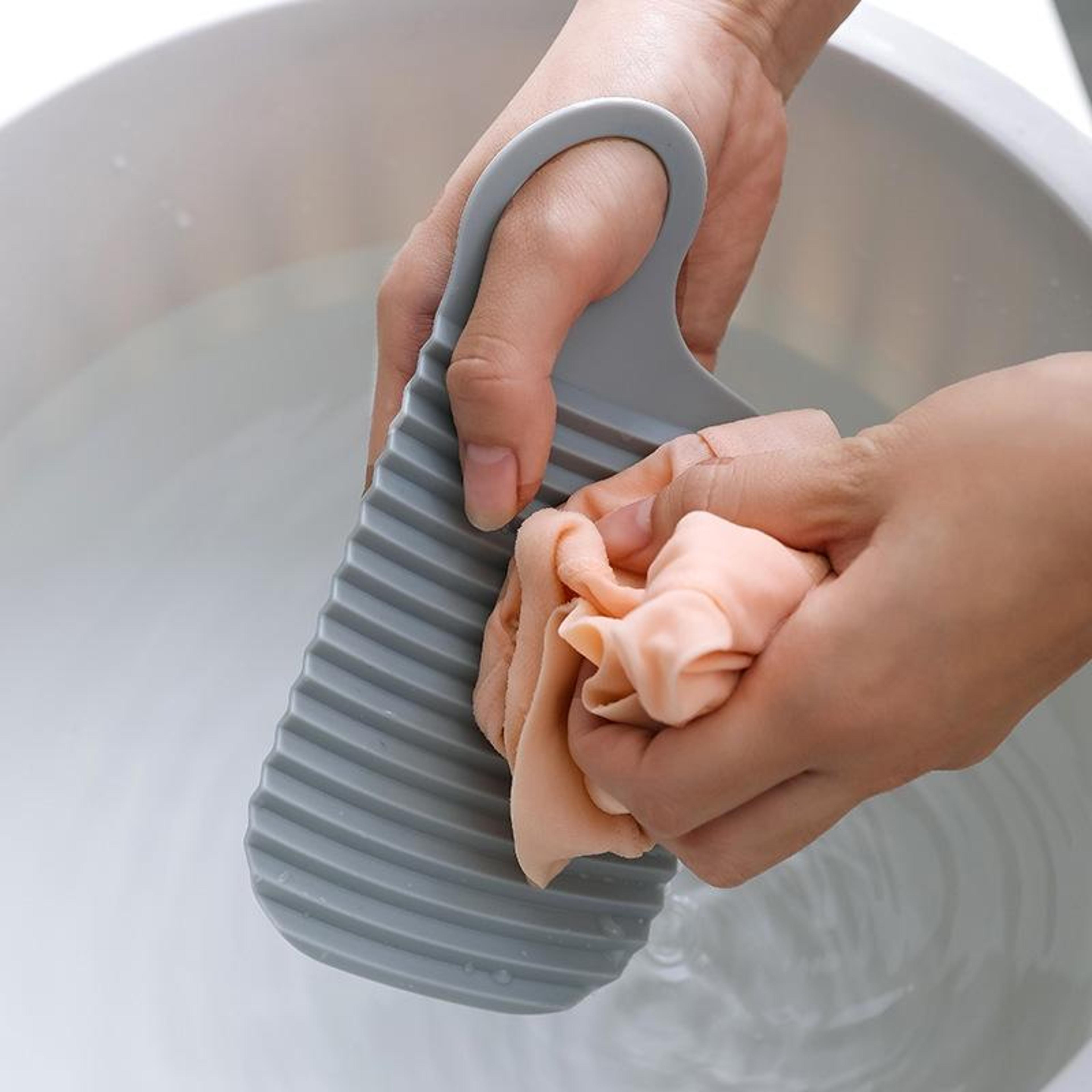 foldable soft silicone laundry board, portable home laundry tool