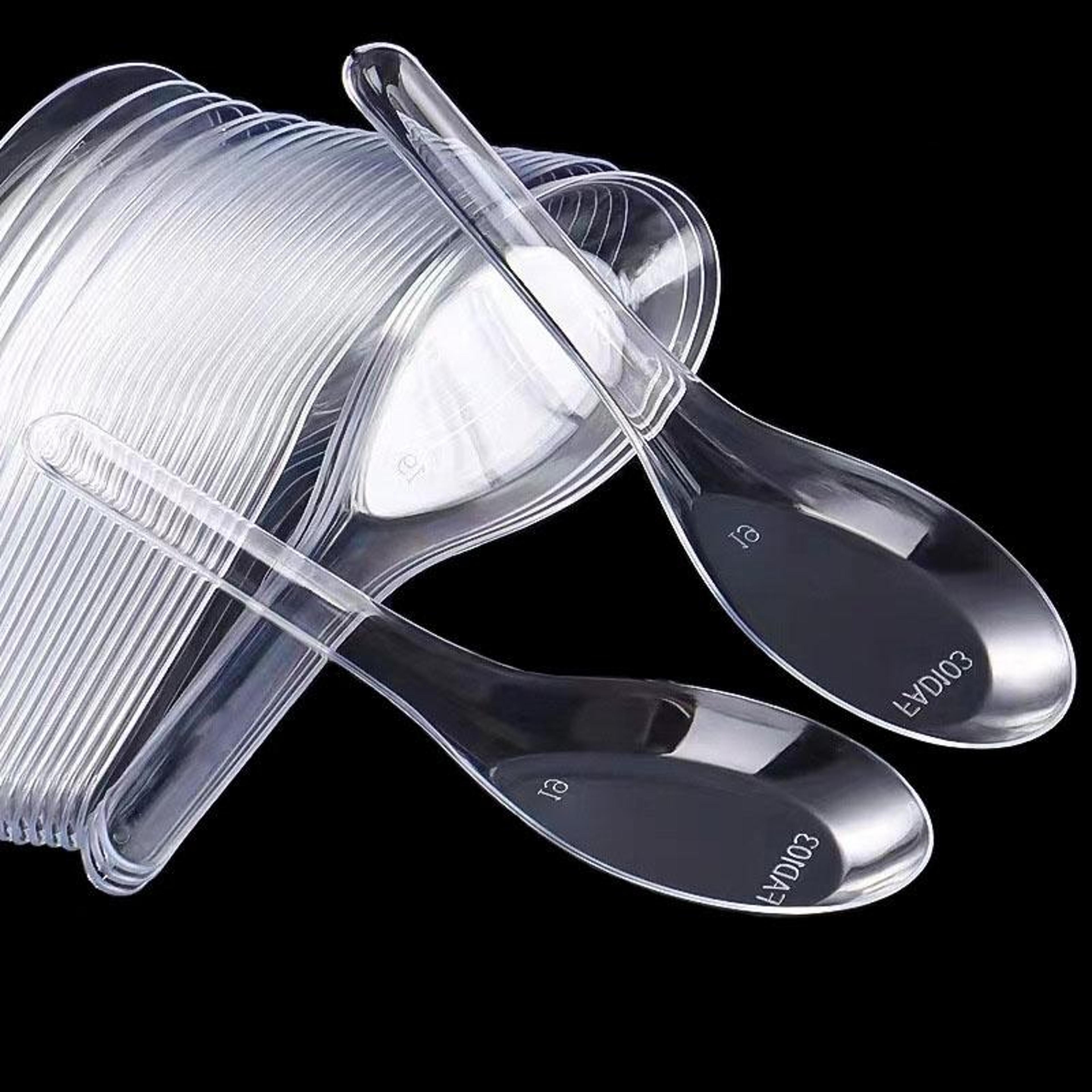 premium disposable pp plastic soup spoon, sturdy takeaway utensil