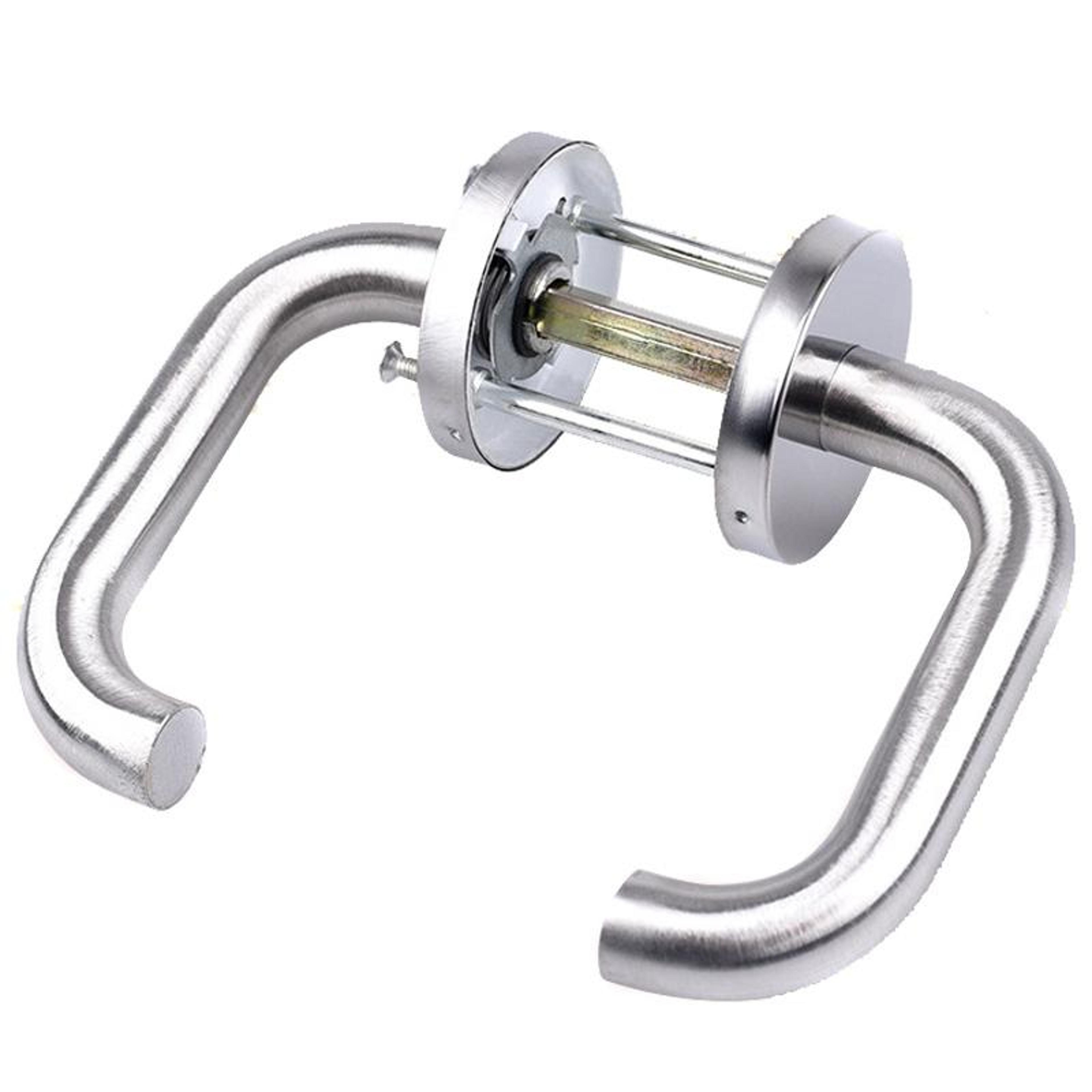 stainless steel fire door handle lever, durable passage hardware
