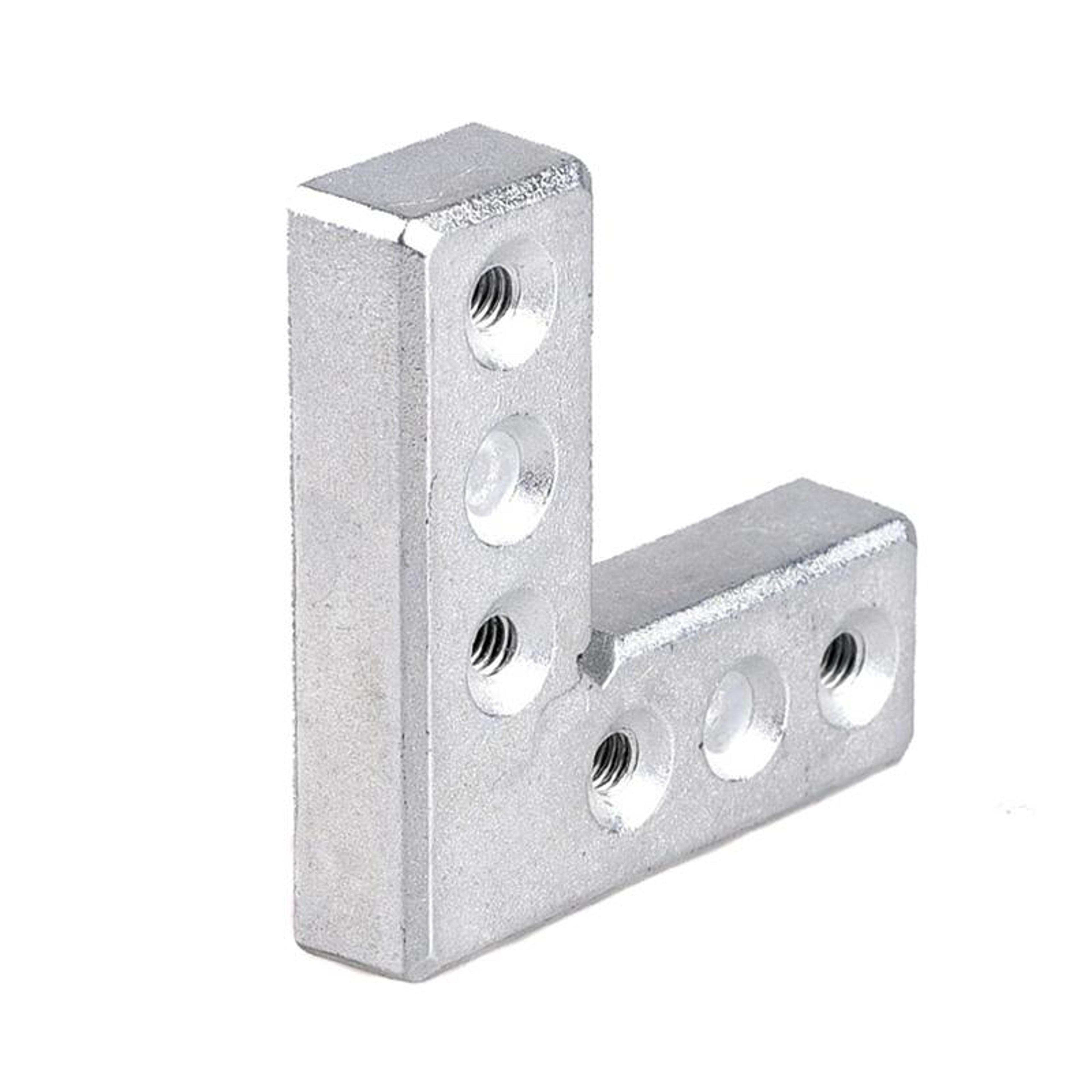 heavy-duty 90° zinc alloy furniture angle bracket for doors & windows