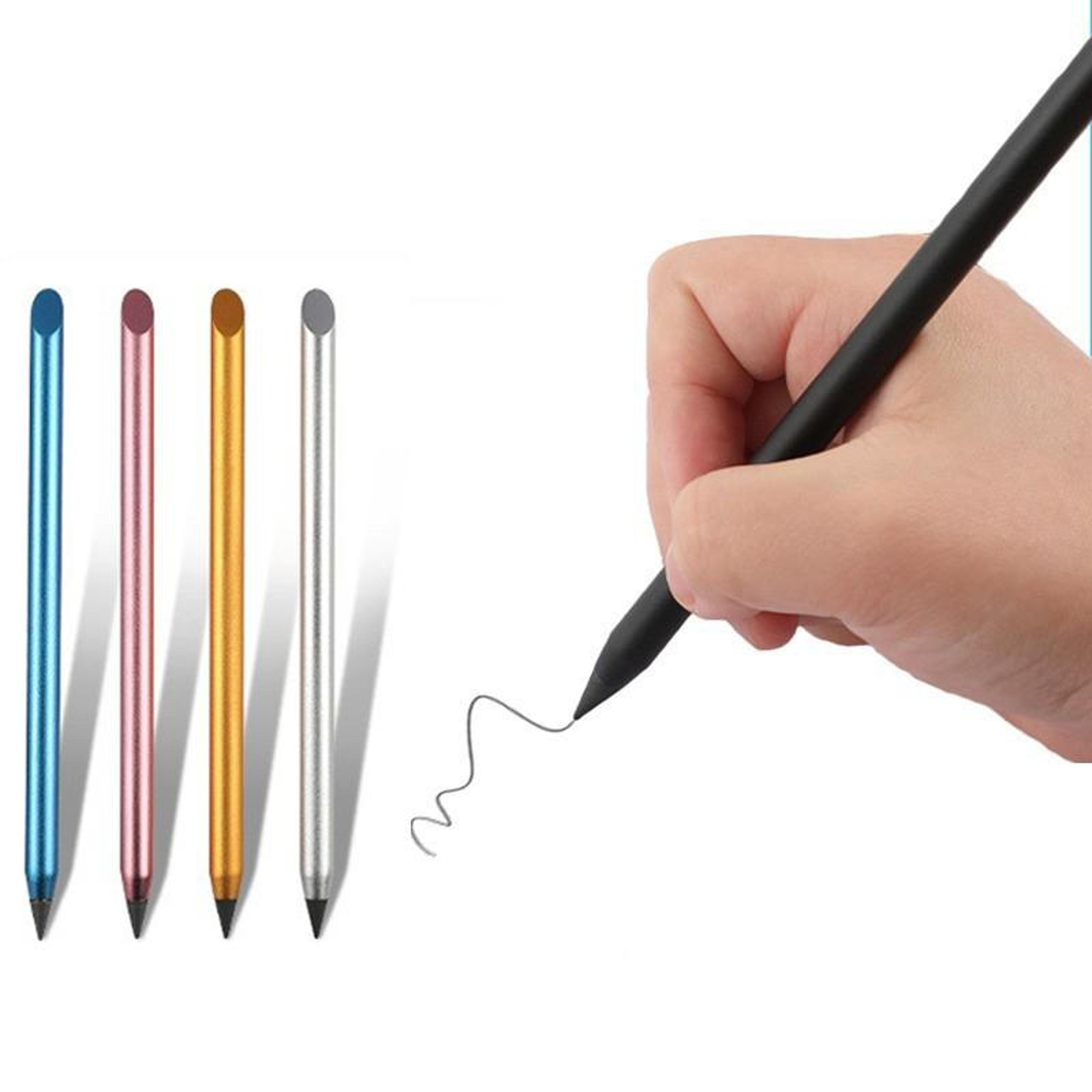 office pencil unlimited writing eternal metal pen inkless pen student writing pencil hbblack