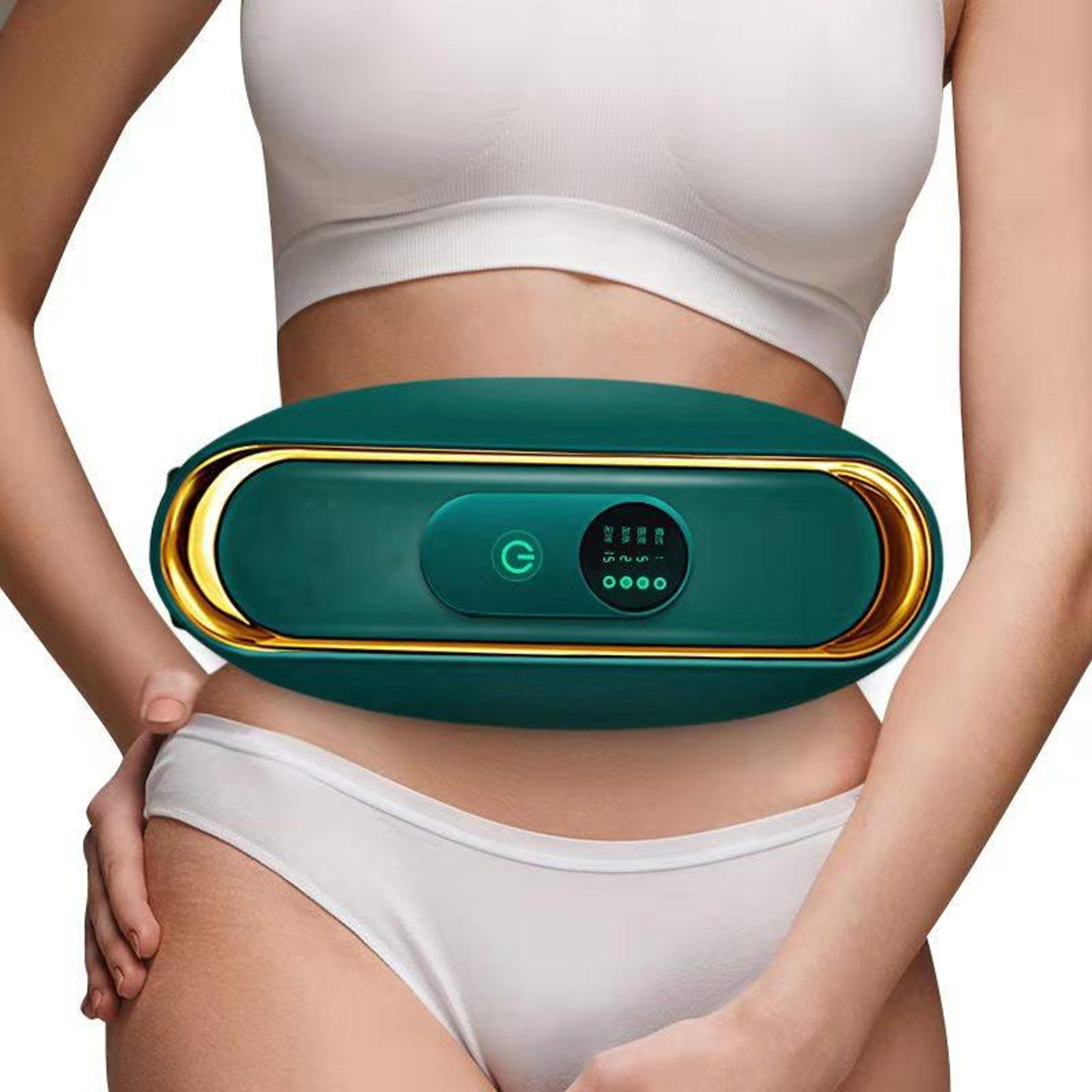 smart abdominal hot compress & massage belt for pain relief