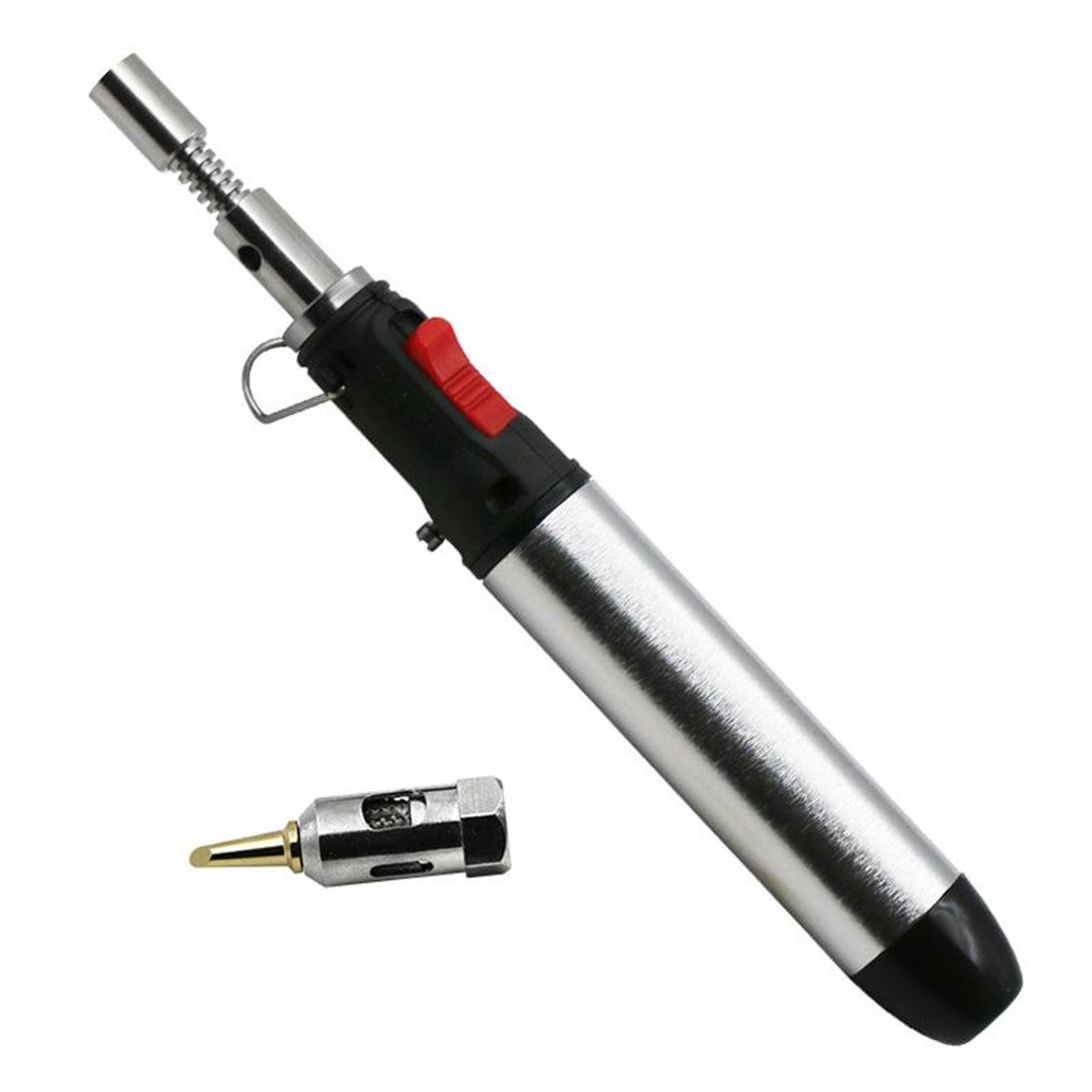 3-in-1 butane gas soldering iron pen torch for welding, heat repair & diy electronics