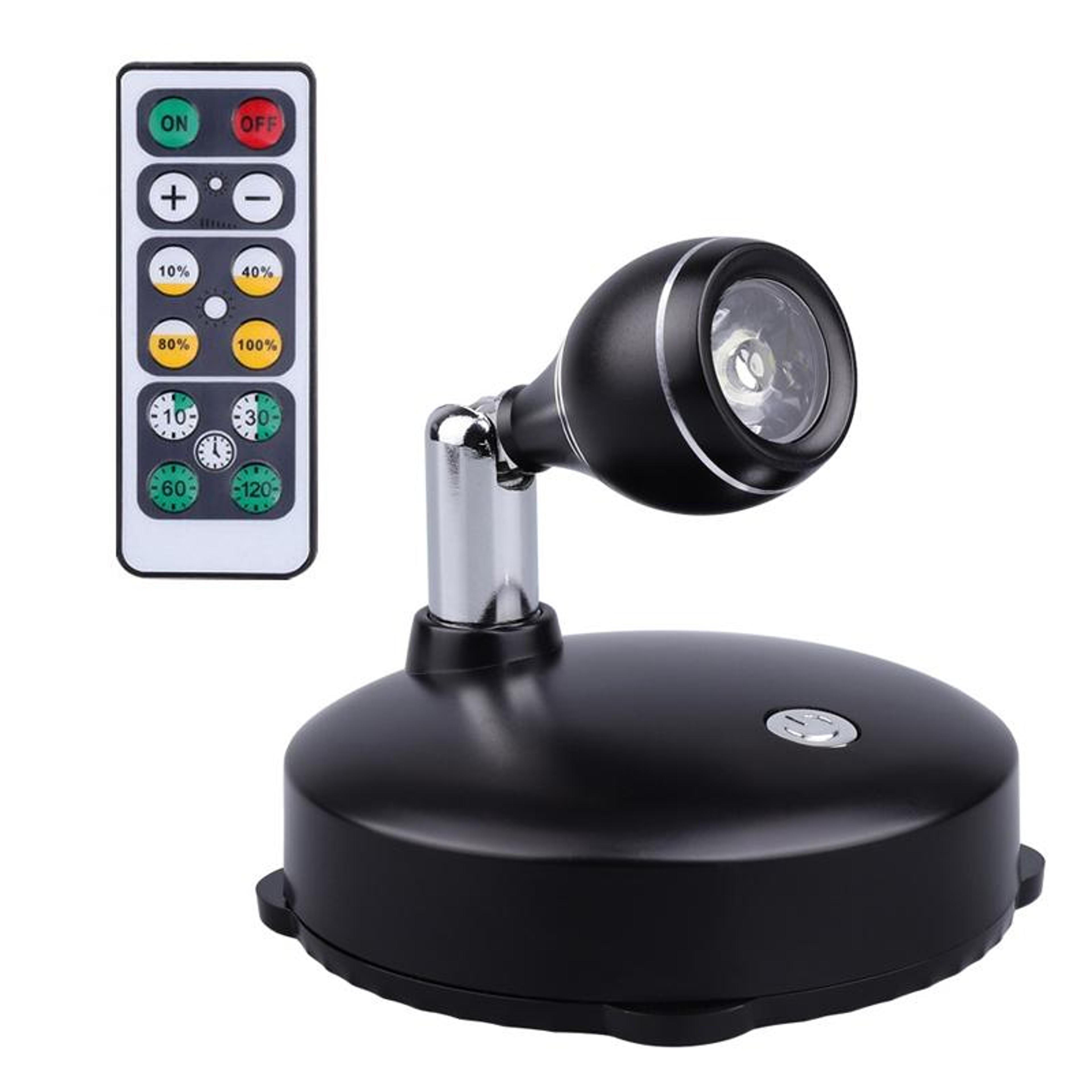 led spotlight for wine cabinets with remote control & adjustable rotating light