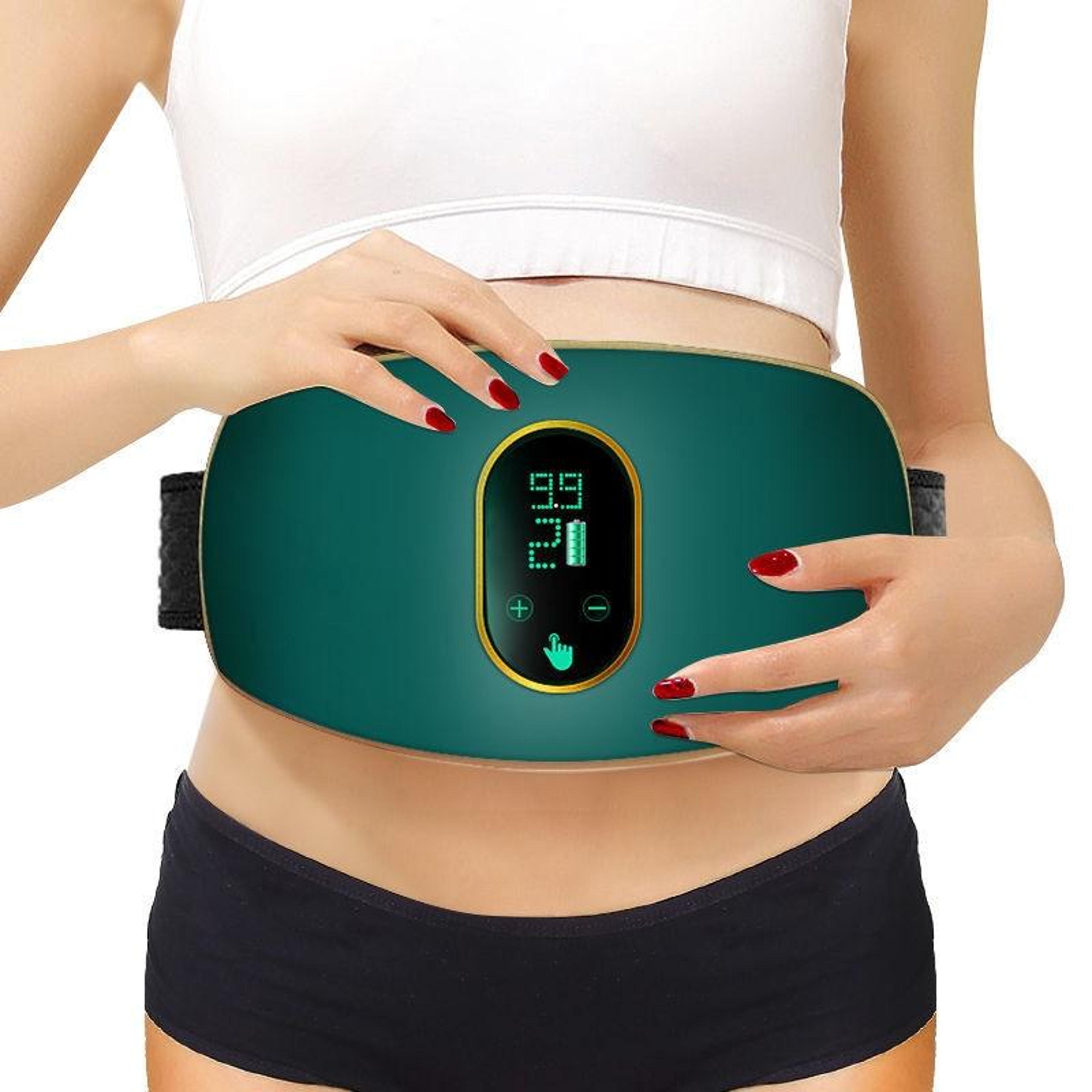 magnetic slimming massage belt with vibration therapy for waist, back & body relaxation