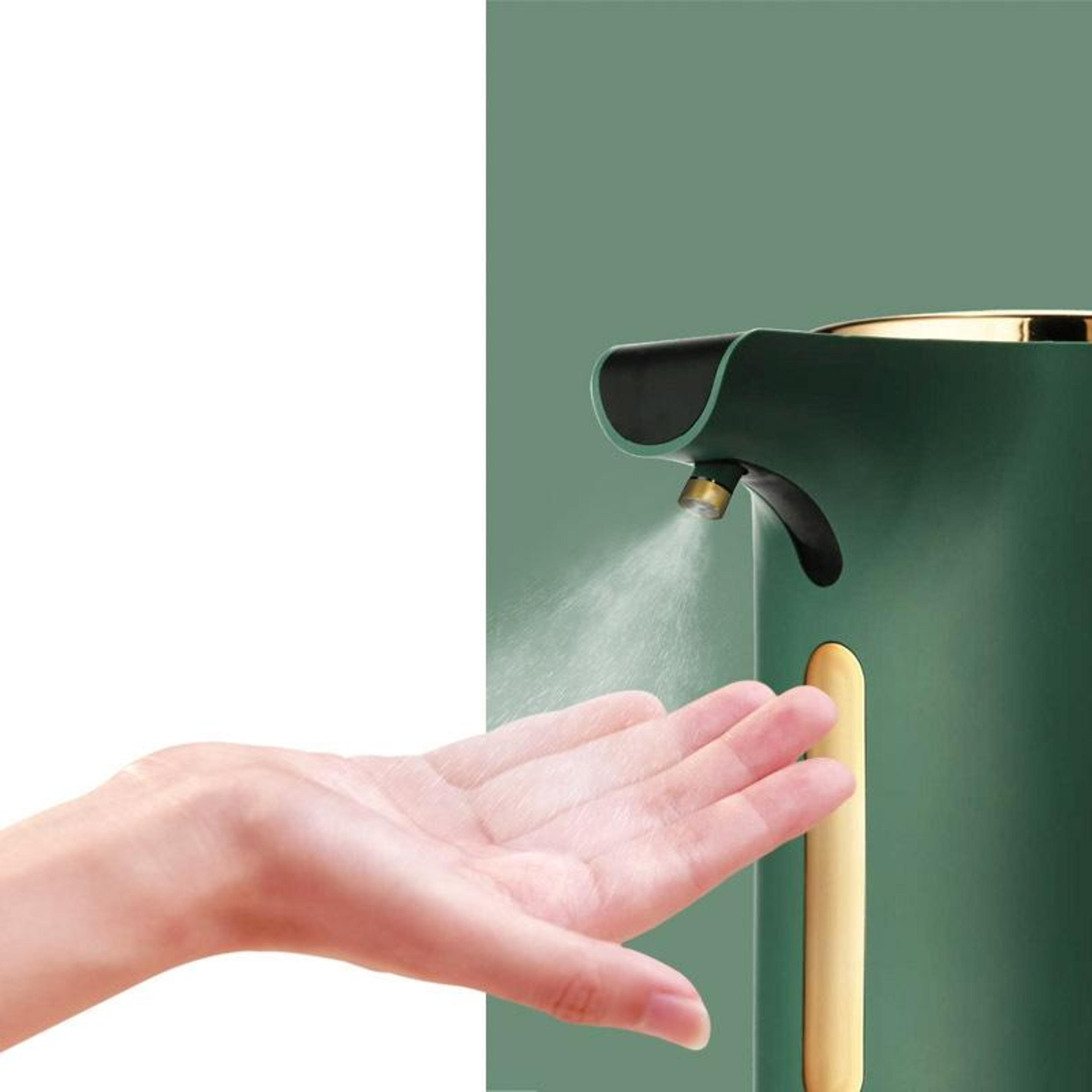 smart touchless soap dispenser with usb rechargeable sensor spray for kitchen & bathroom