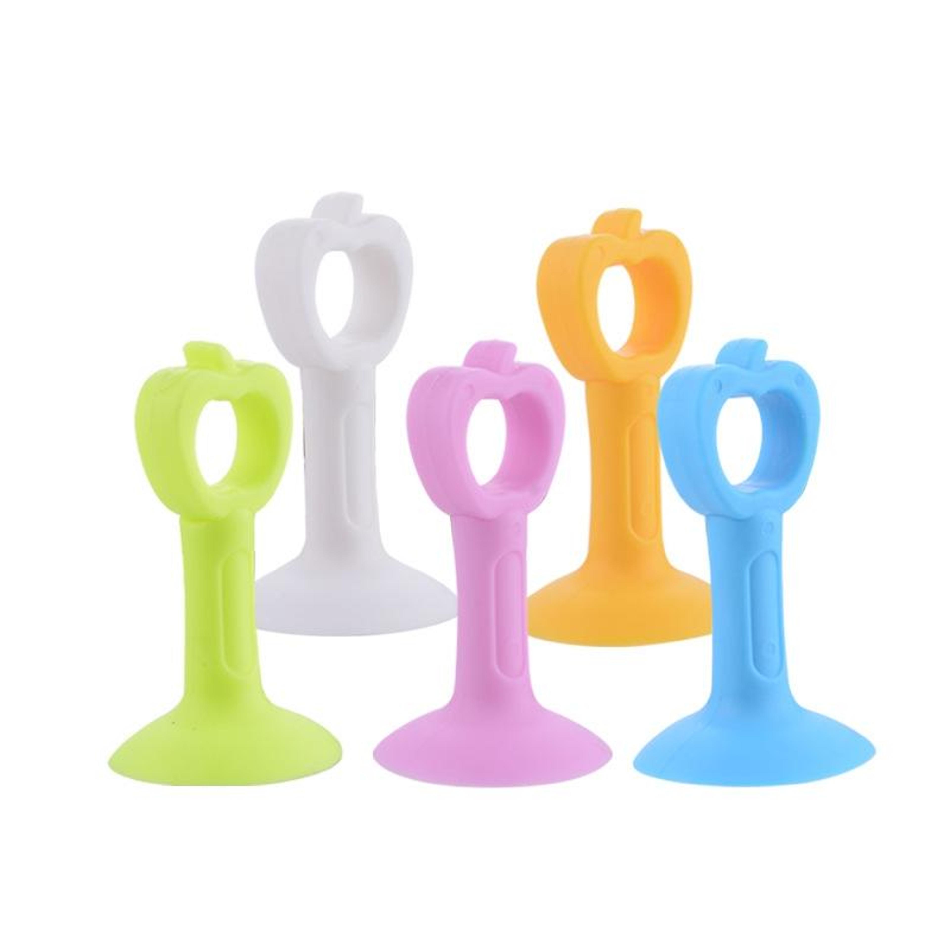 extended silicone door stopper set punch free anti collision wall protector 10 pcs