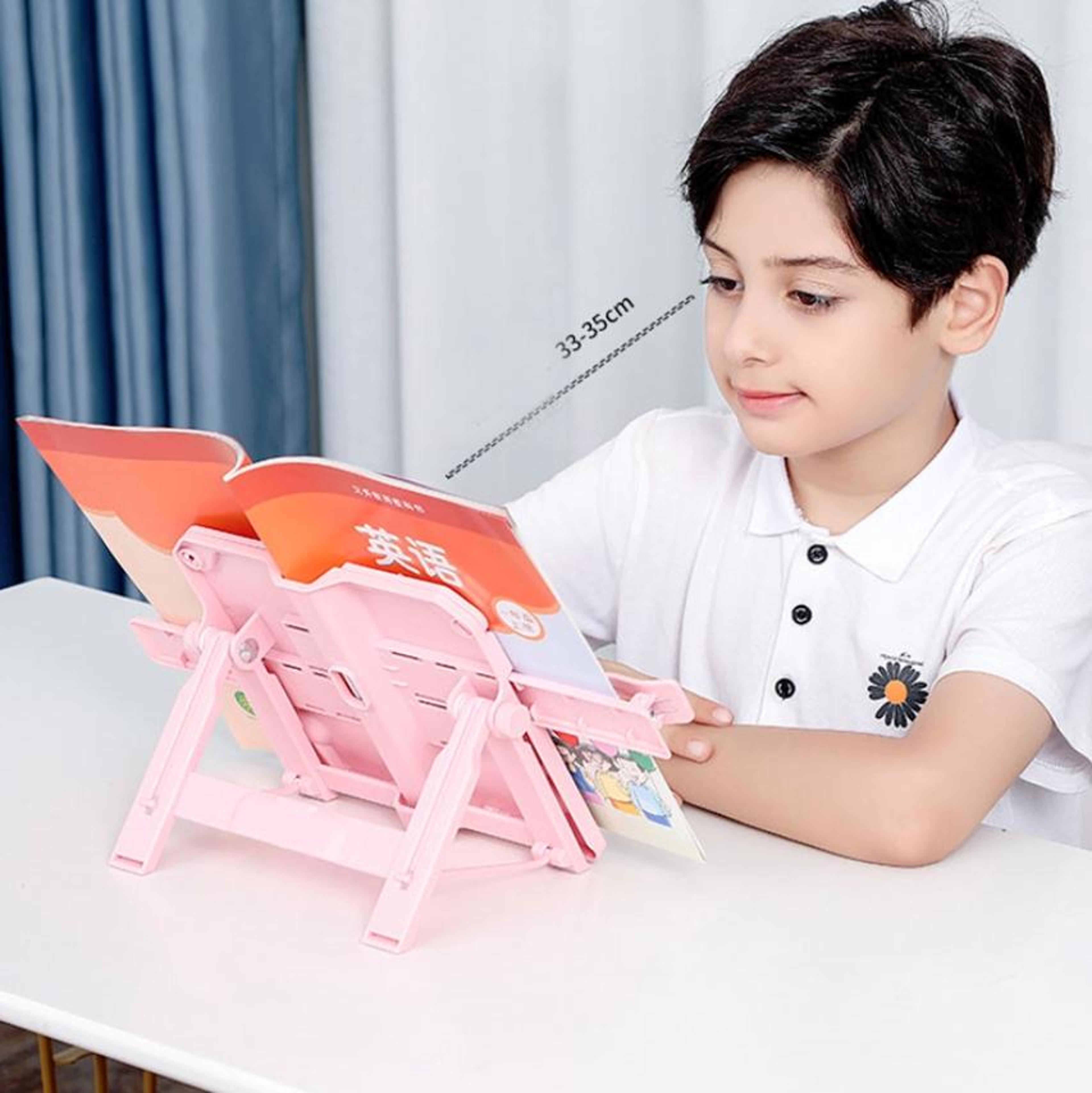 portable kids reading stand & tablet holder adjustable book holder for desk