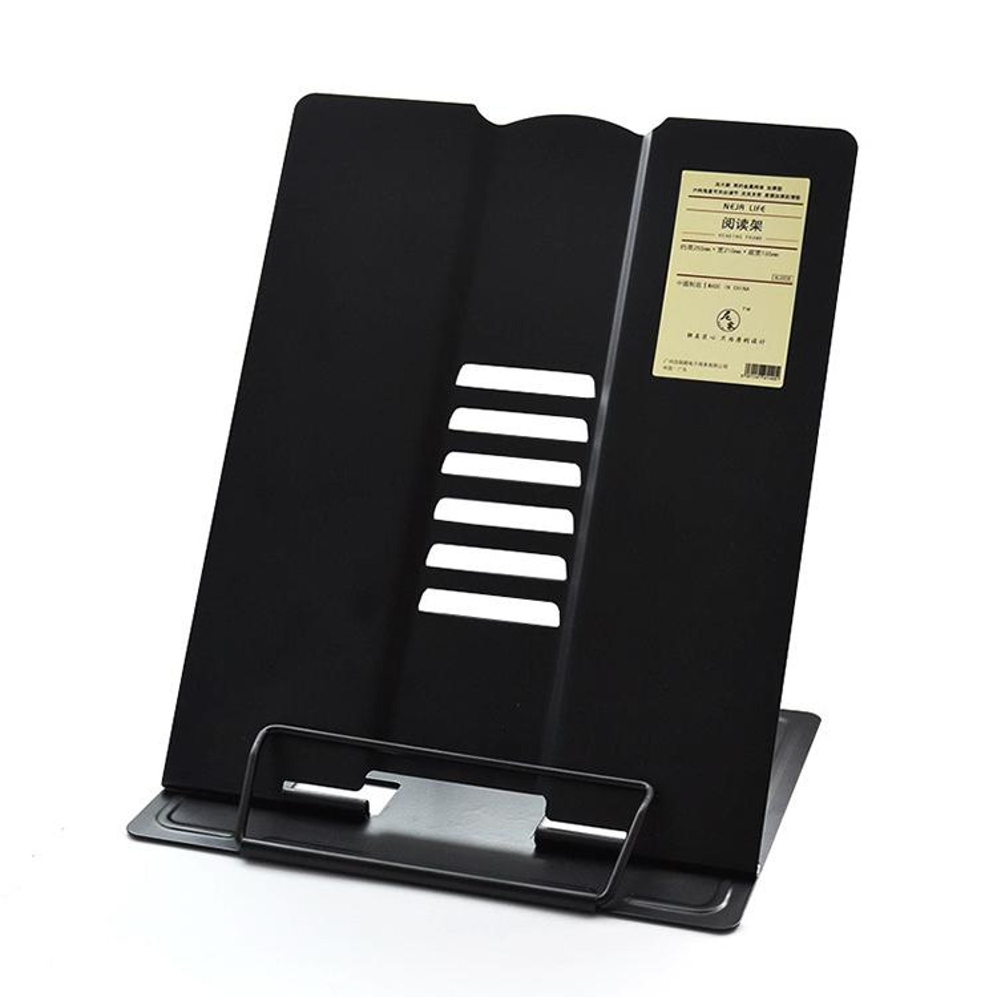 adjustable book stand for reading, ipad & documents portable metal reading holder