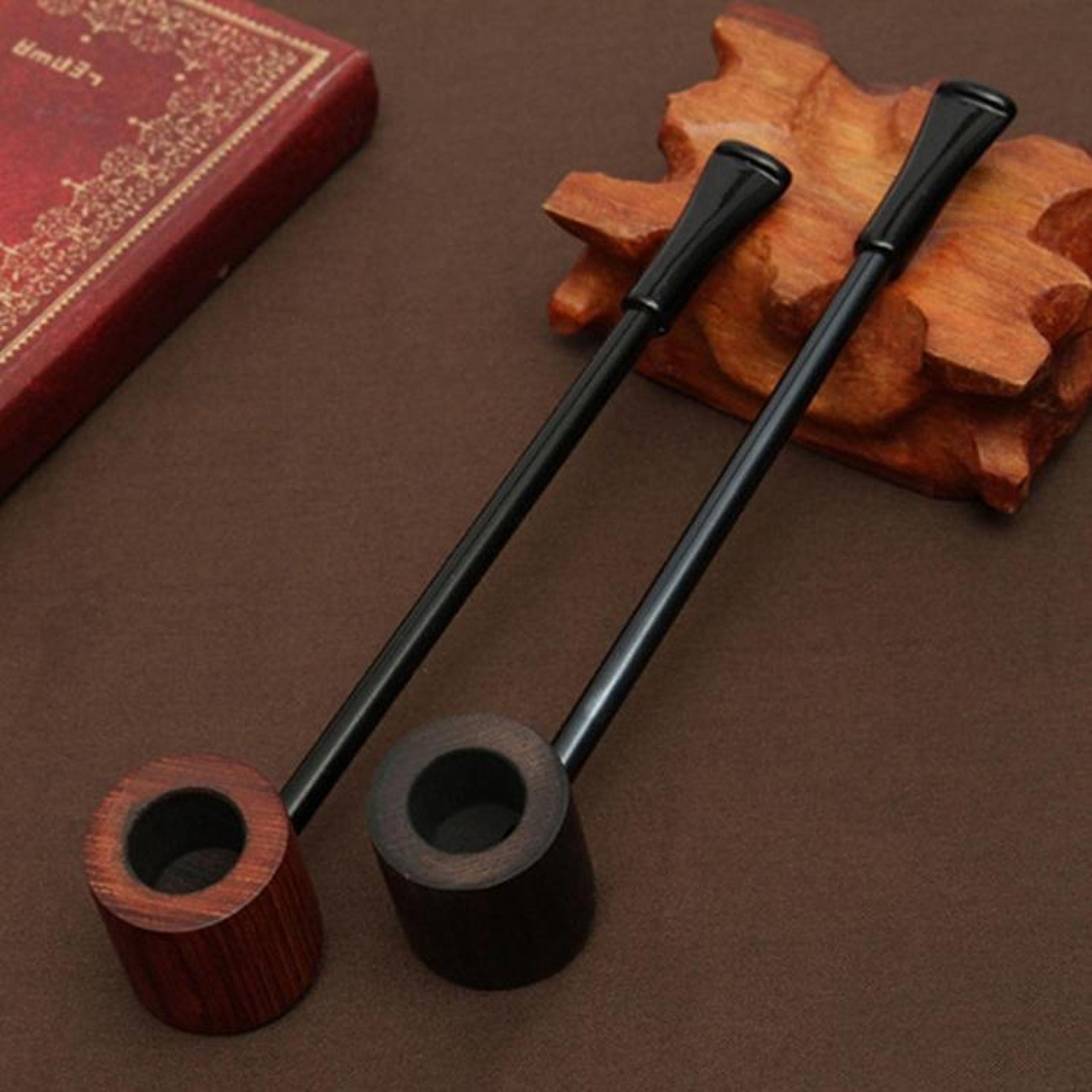 wooden tobacco pipe portable herb smoking pipe for collectors and gift giving