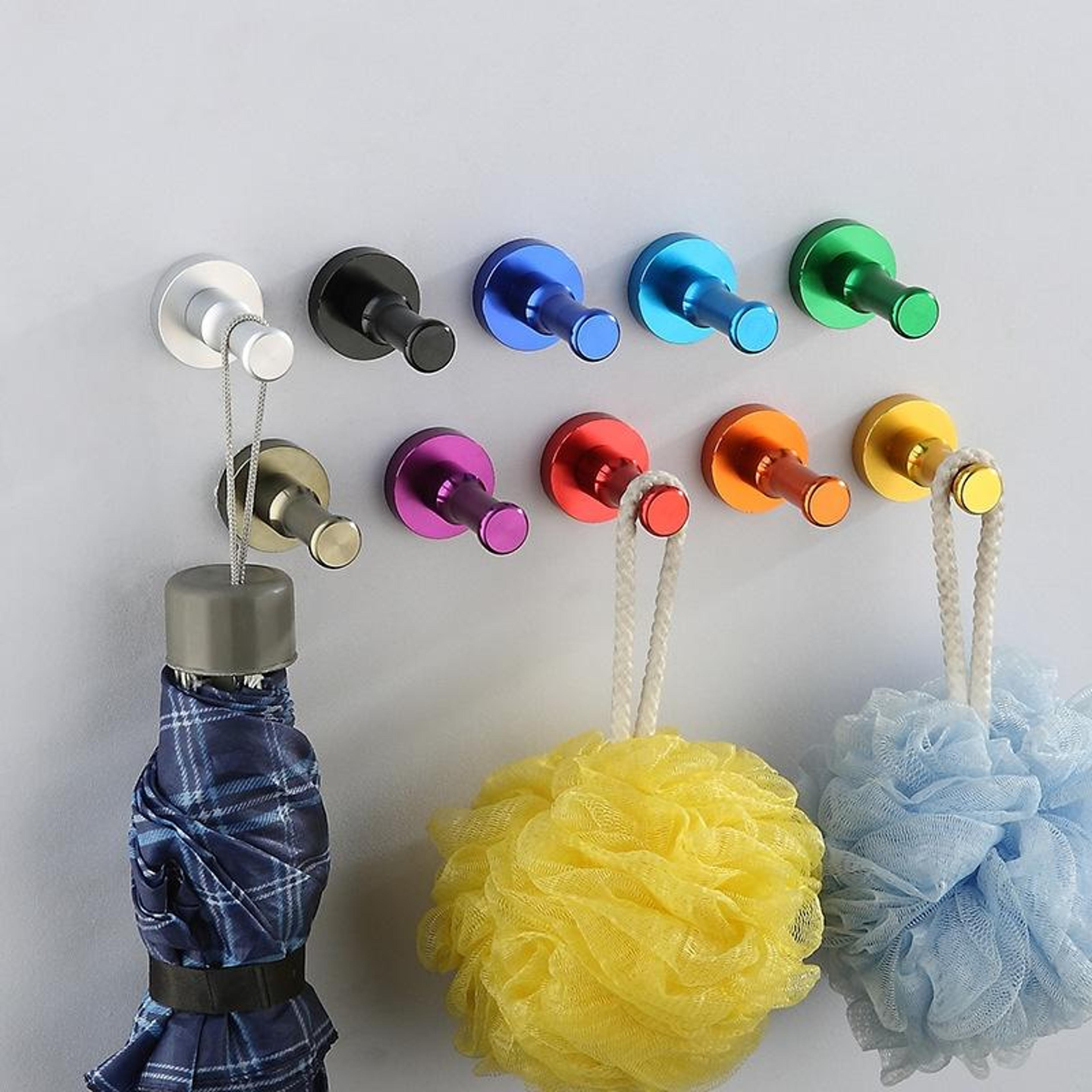 modern space aluminum wall hook rustproof coat hook for kitchen bathroom & entryway