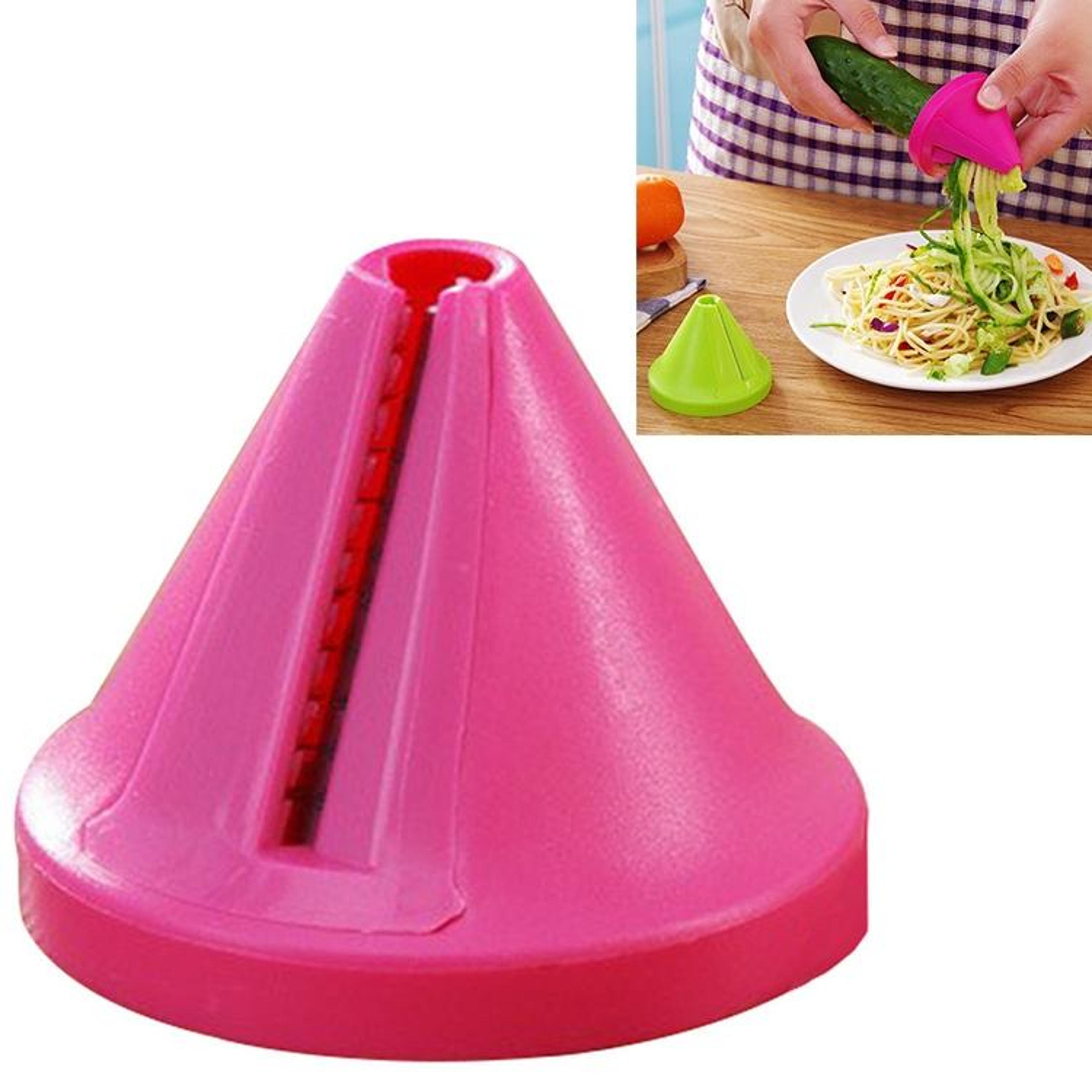 spiral vegetable slicer funnel cutter for carrots, cucumbers & healthy veggie noodles