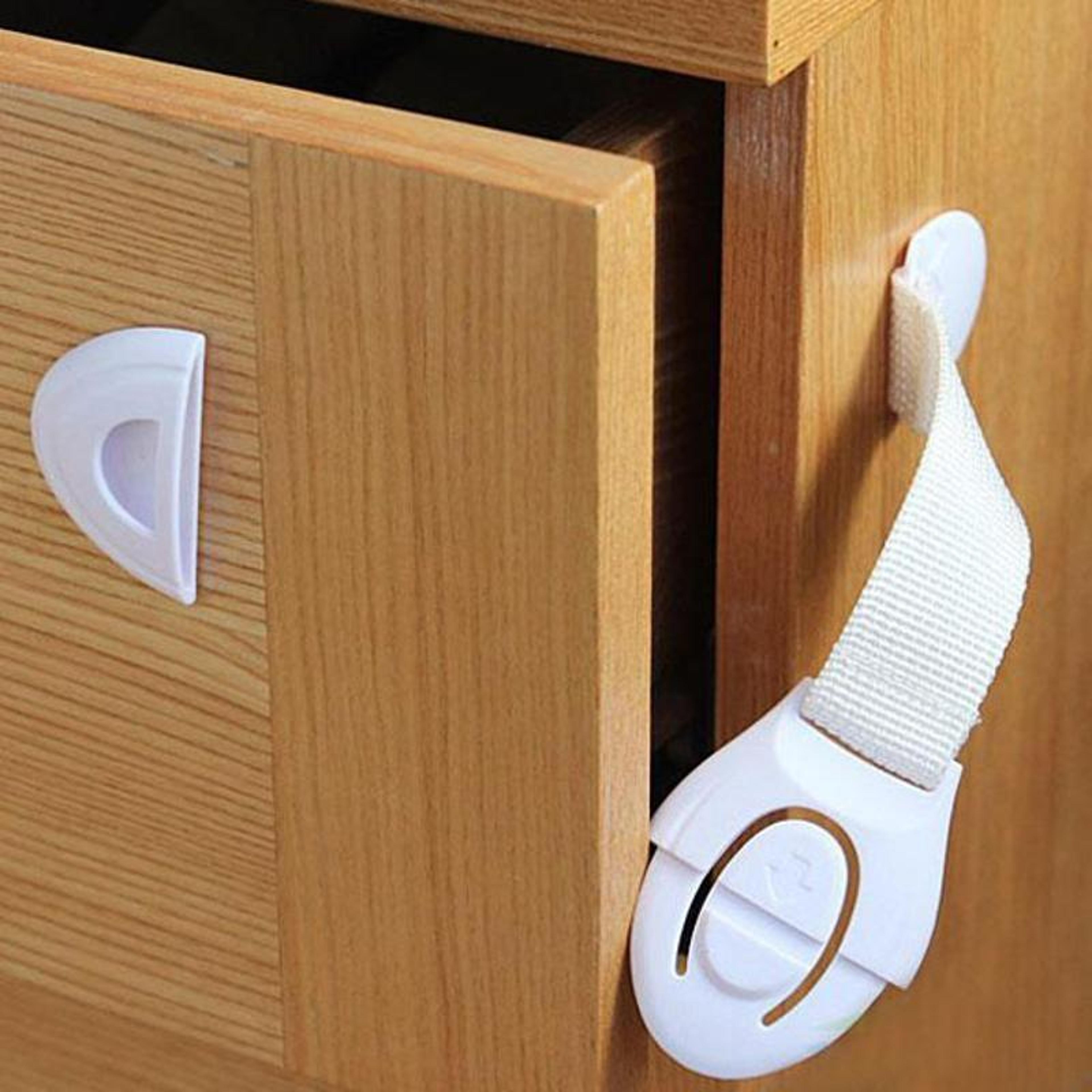 10pcs child safety cabinet locks invisible baby proof drawer & cabinet door lock set