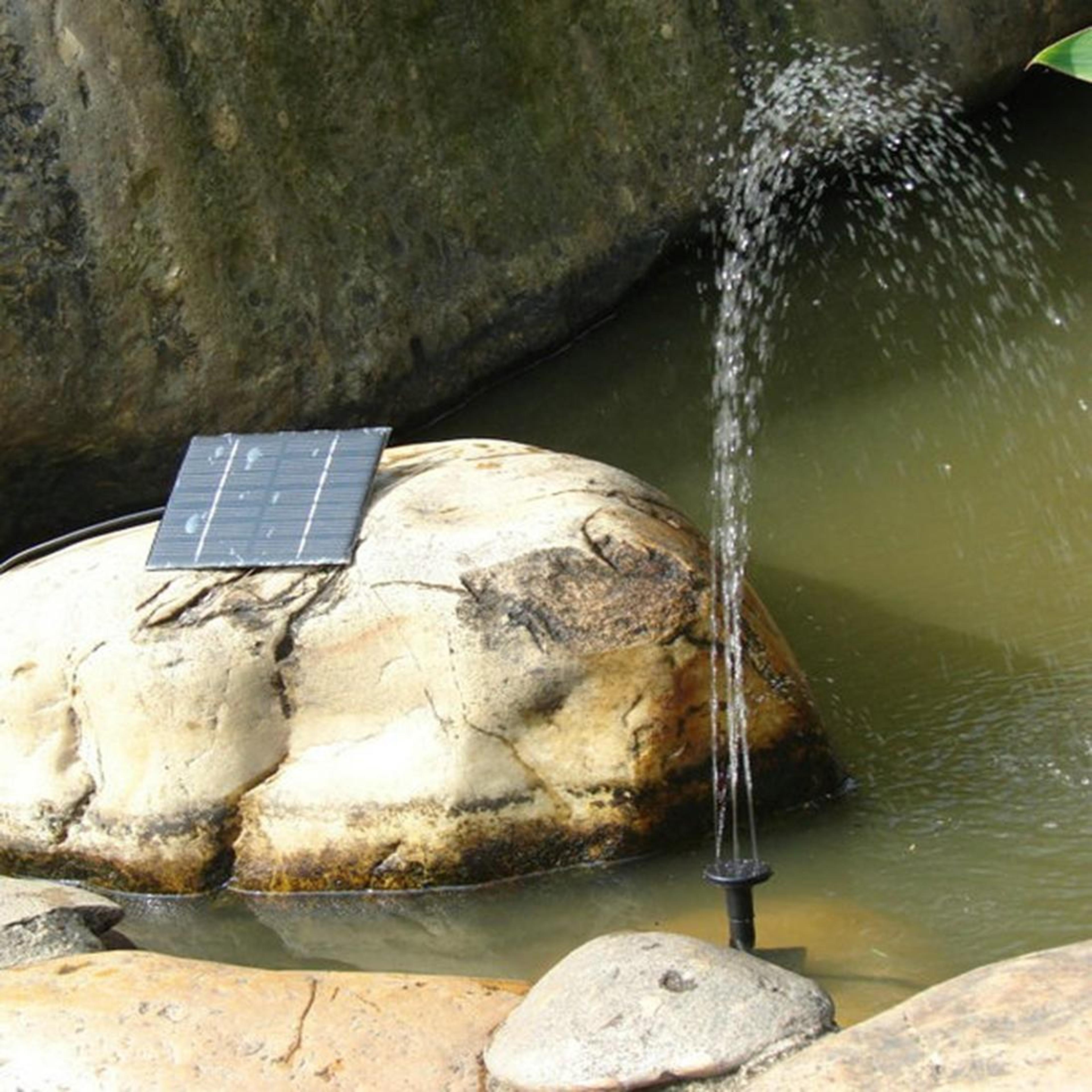 solar water fountain pump for garden ponds & bird baths