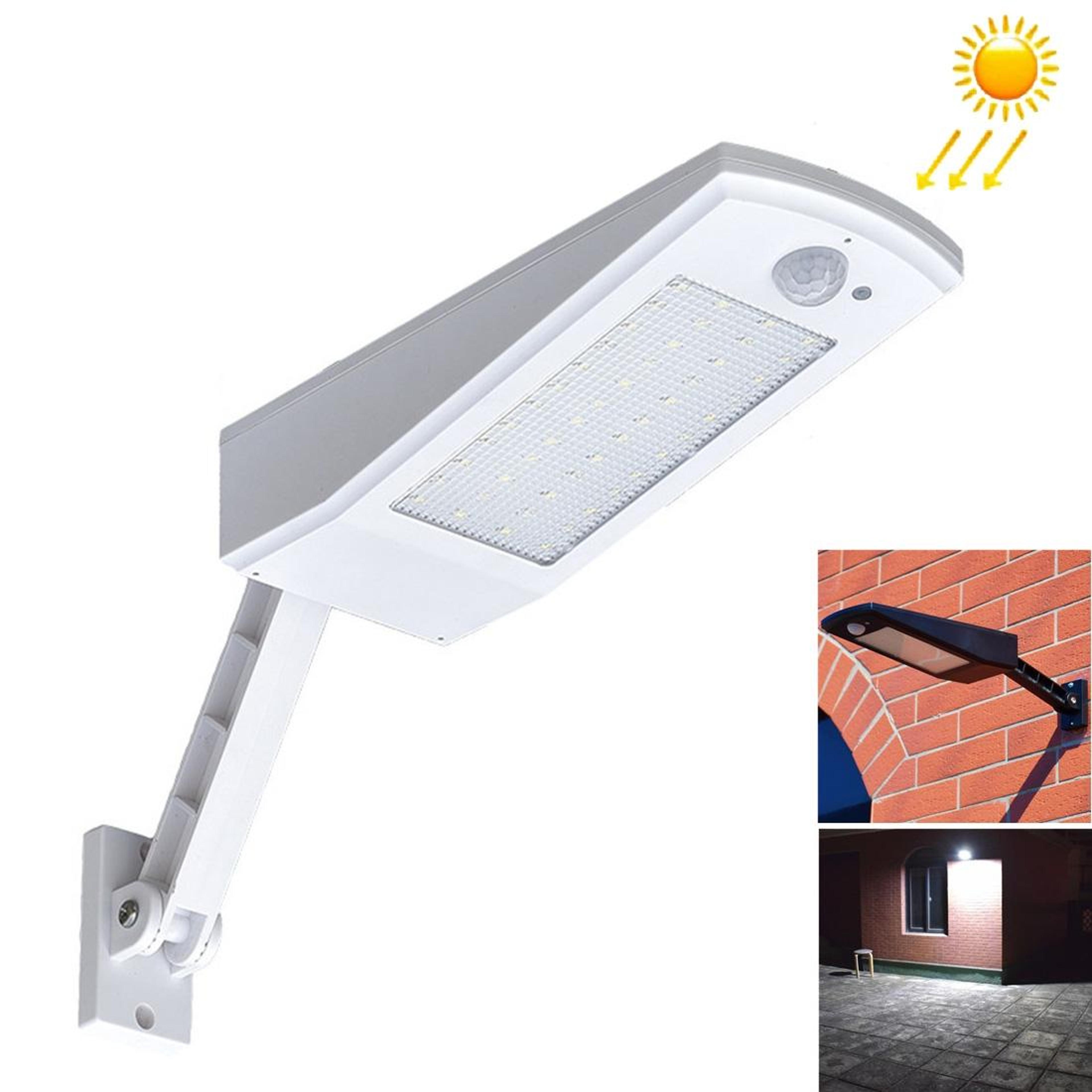 solar motion sensor wall light waterproof outdoor led security lamp