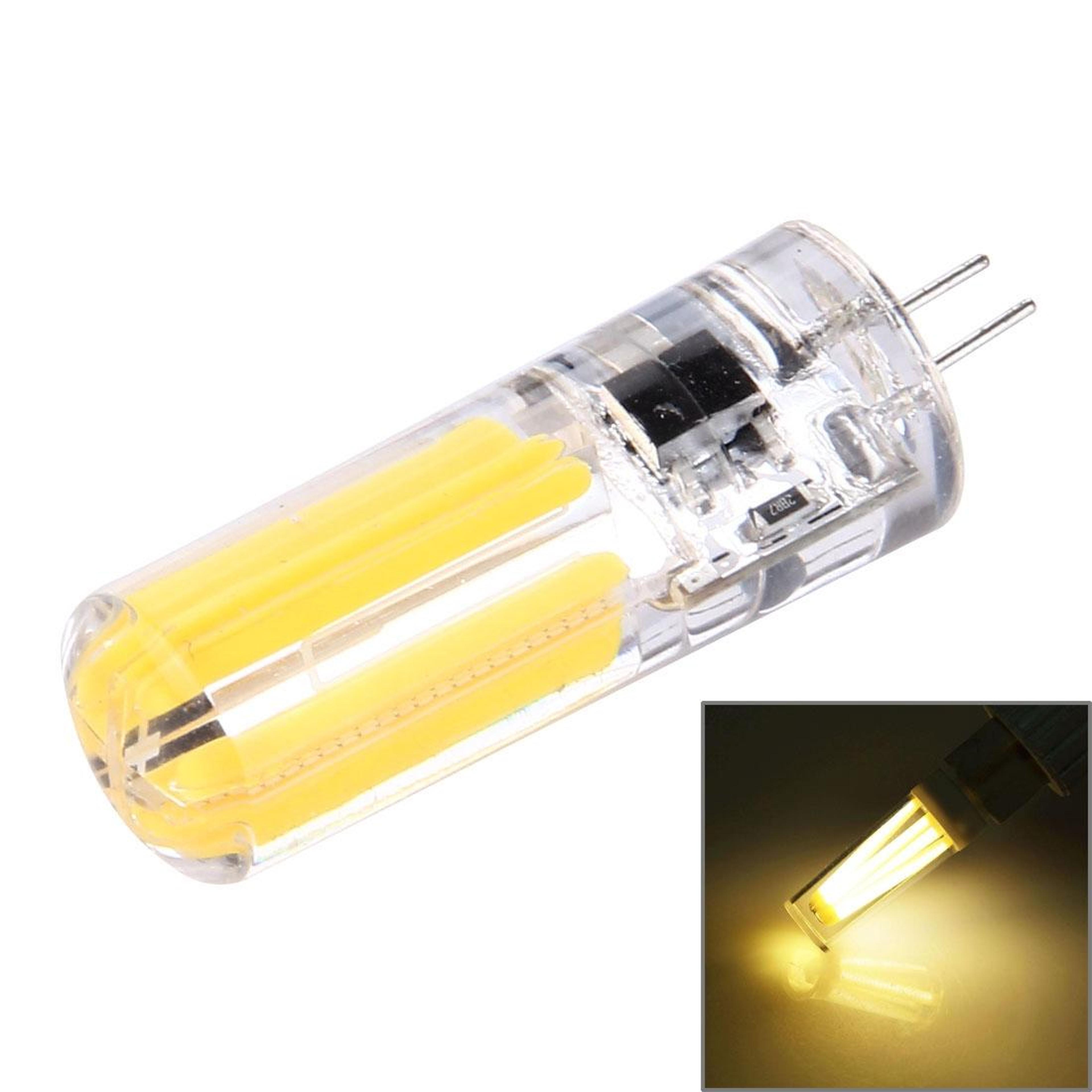 g4 led filament bulb 4w dimmable silicone light for hallways and home lighting