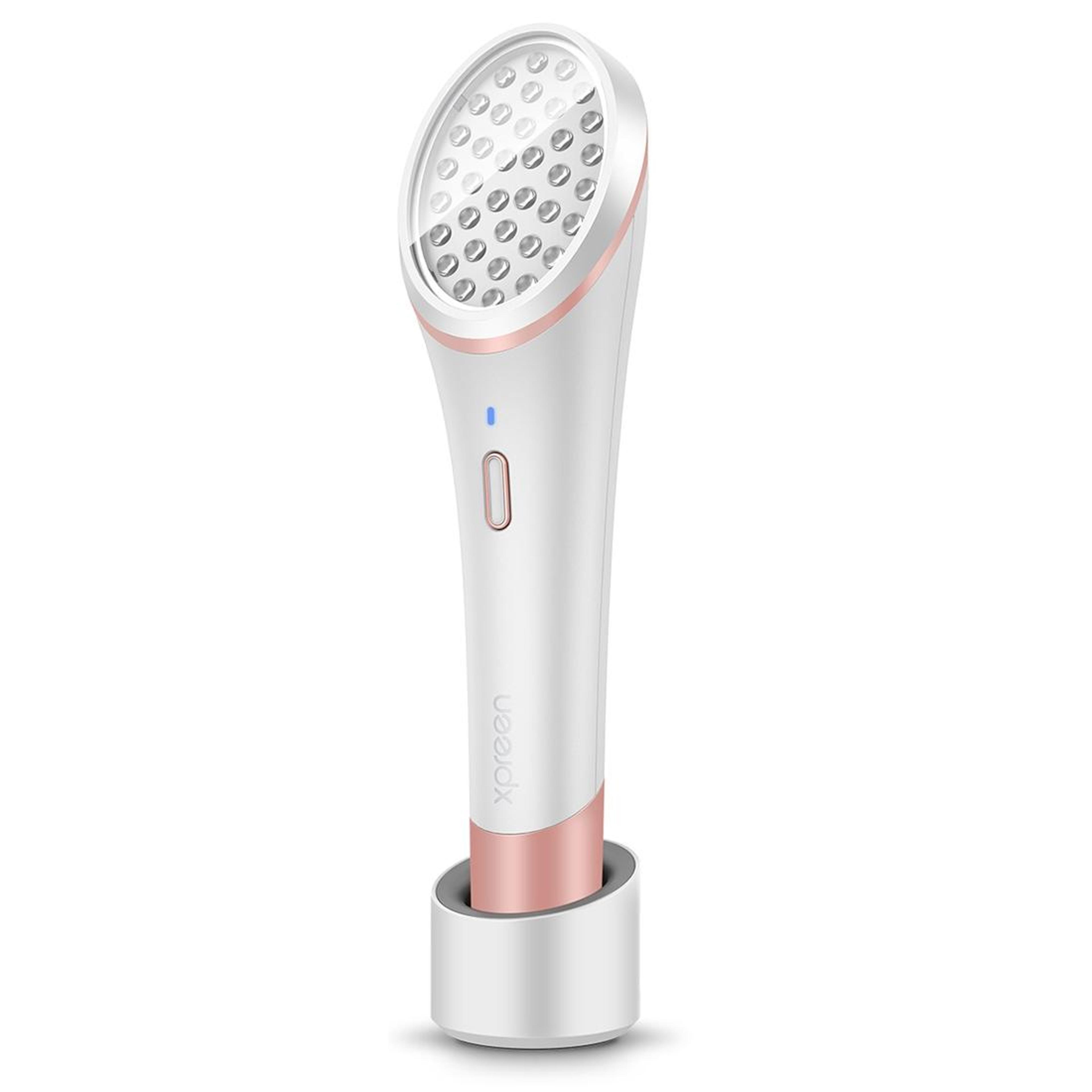 led acne treatment device with blue & red light therapy rechargeable wand