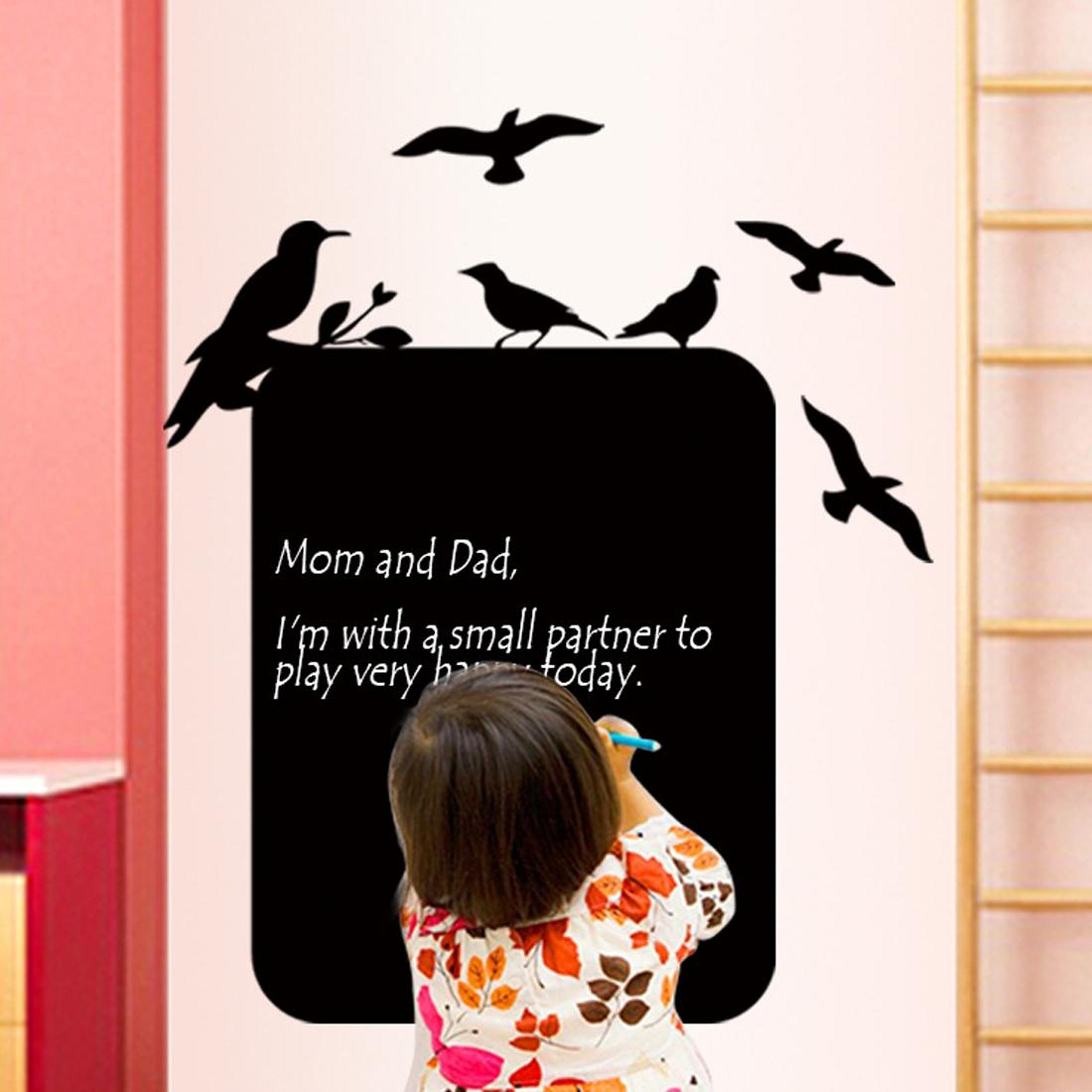thicker blackboard paste wall stickers living room decoration stickers children room office solid color wall stickers