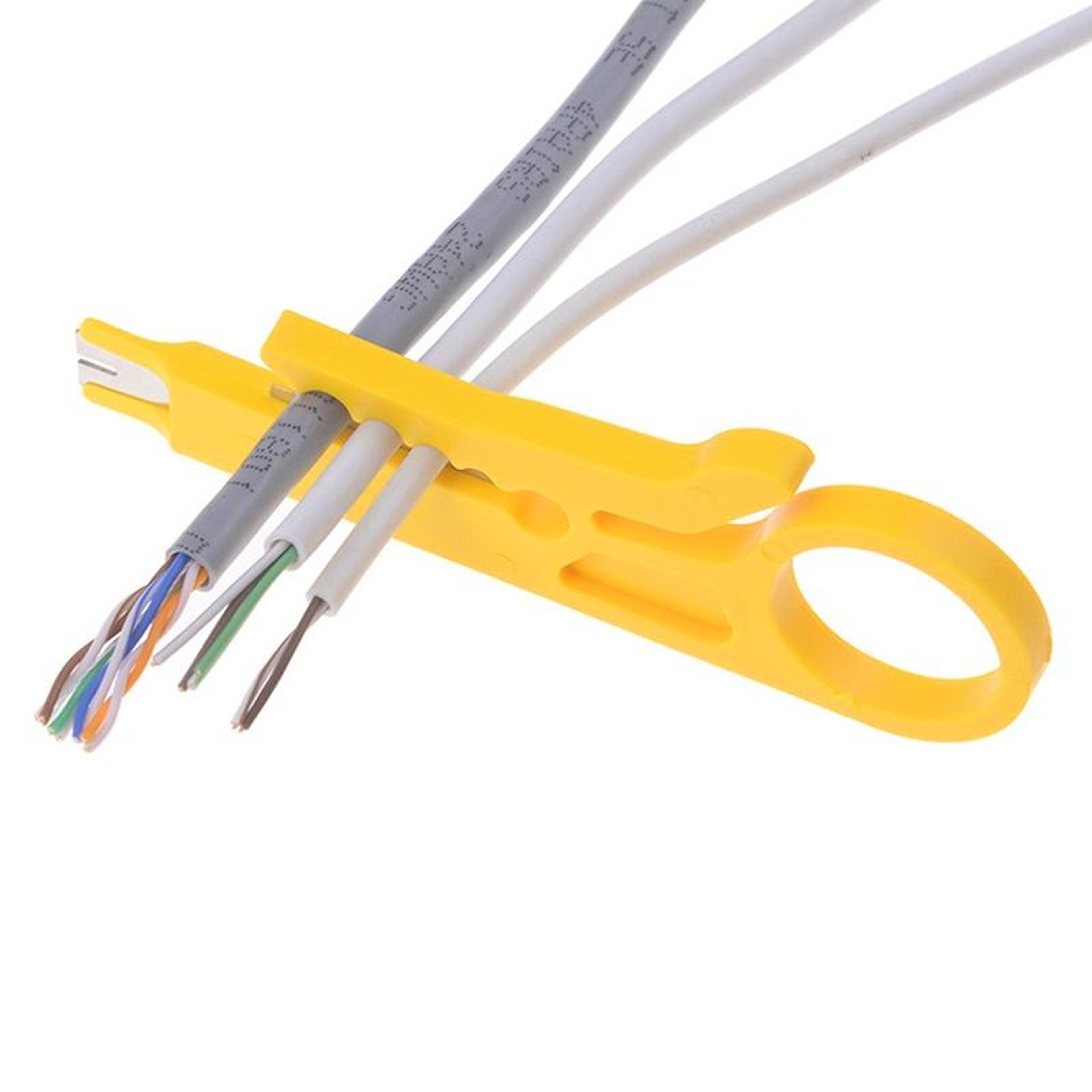 portable network cable crimping tool with wire cutter for rj45 ethernet cable repair
