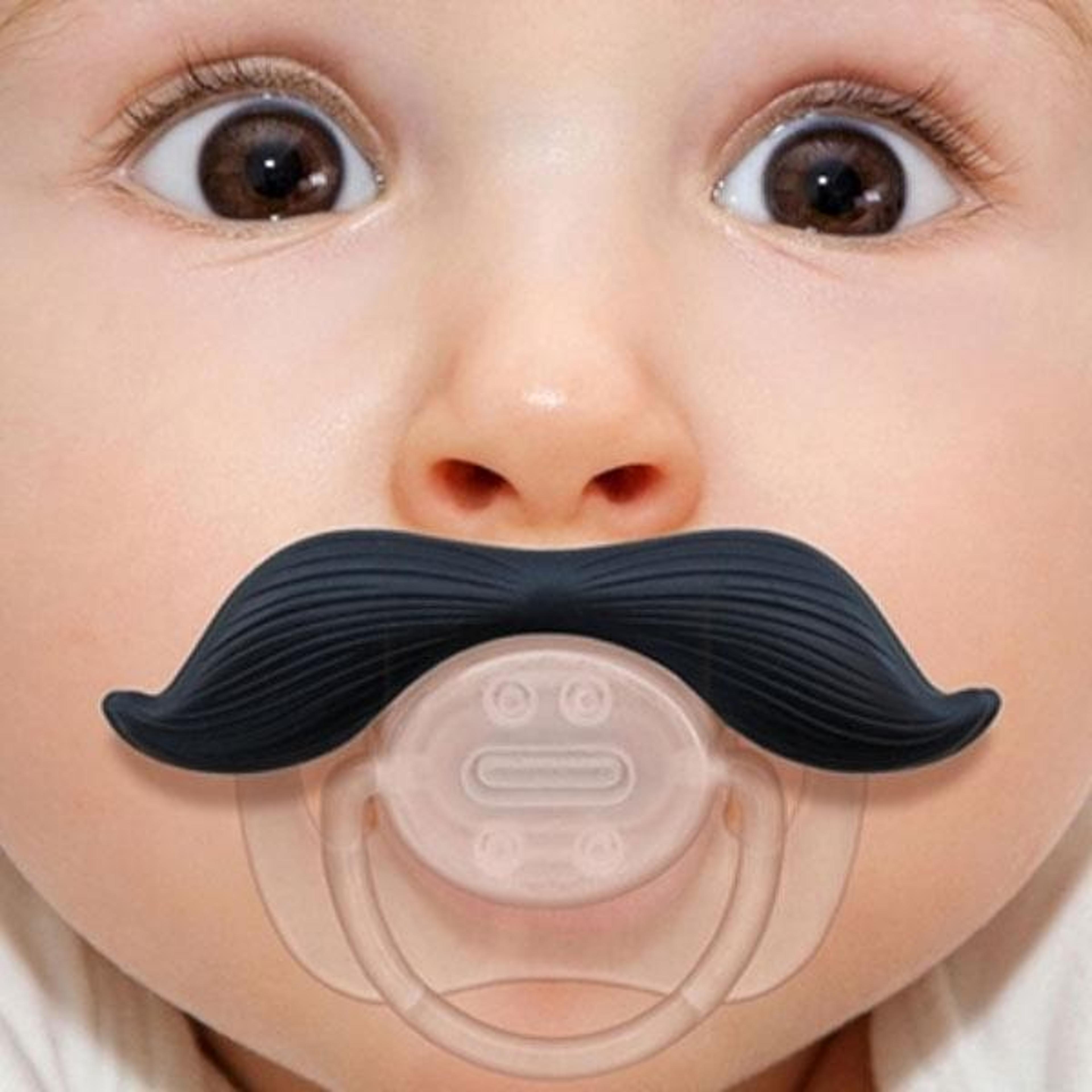 funny mustache baby pacifier orthodontic silicone soother for infants