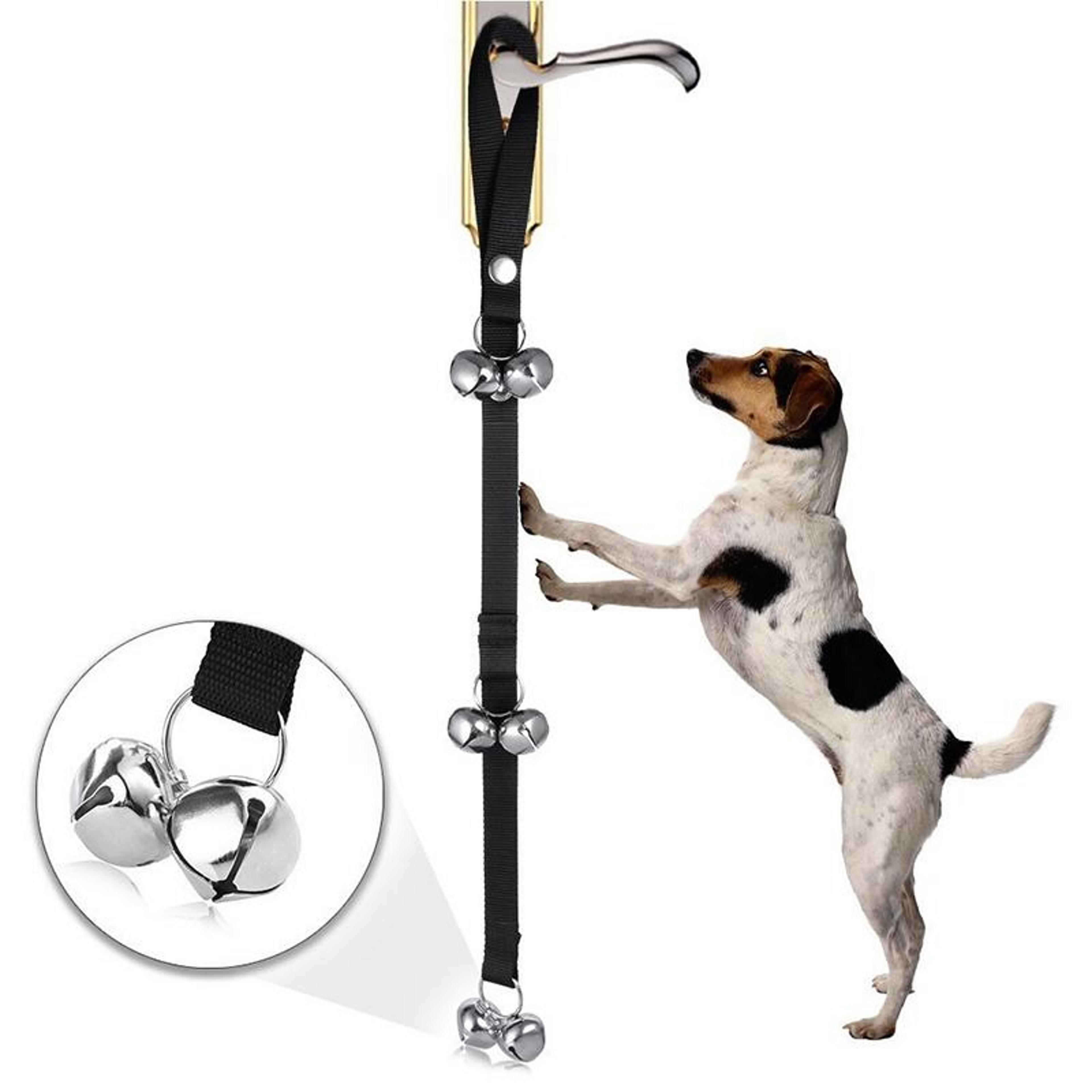 smart dog training bell door hanger with 7 bells & adjustable nylon rope for potty training