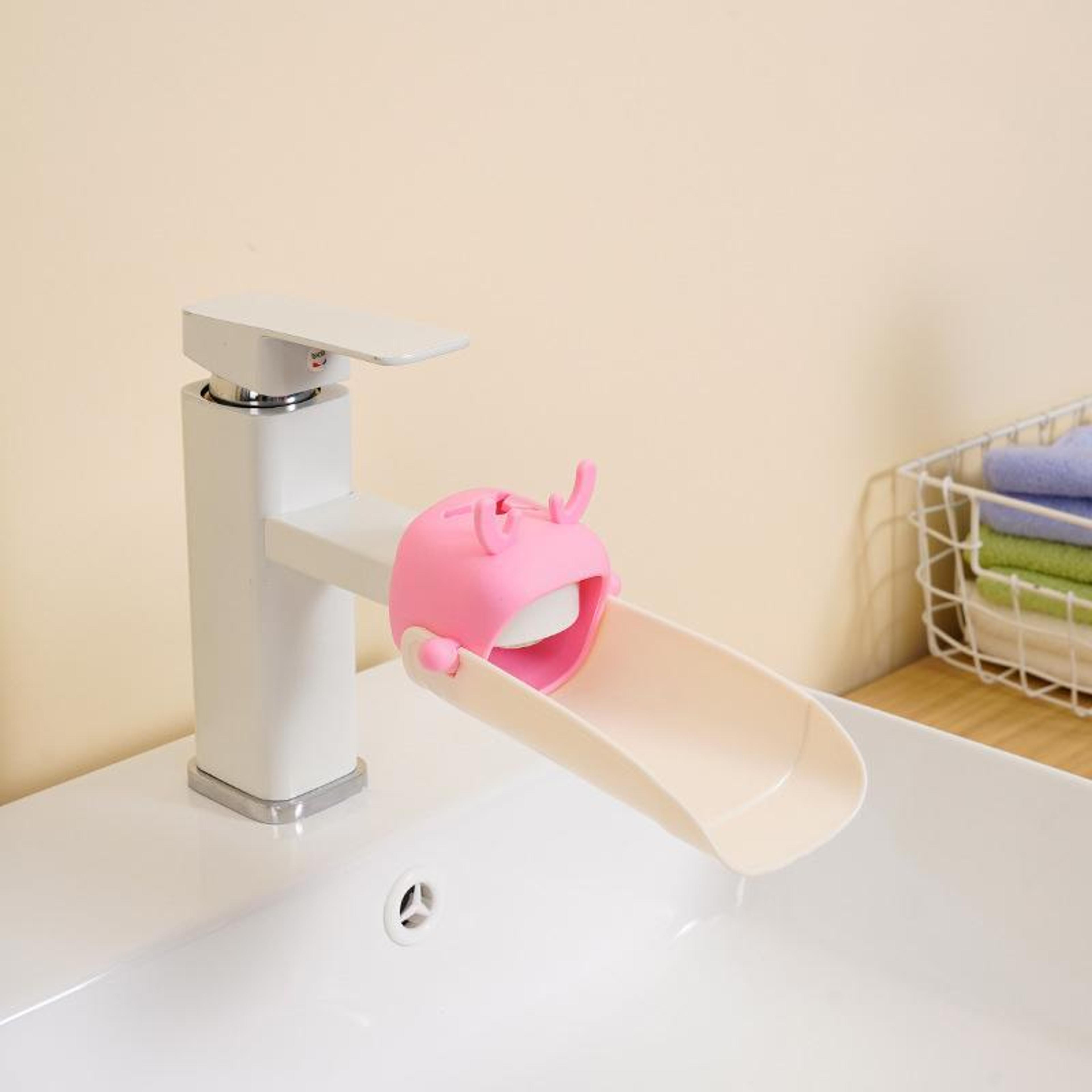 little deer kids faucet extender splashproof sink attachment for toddlers
