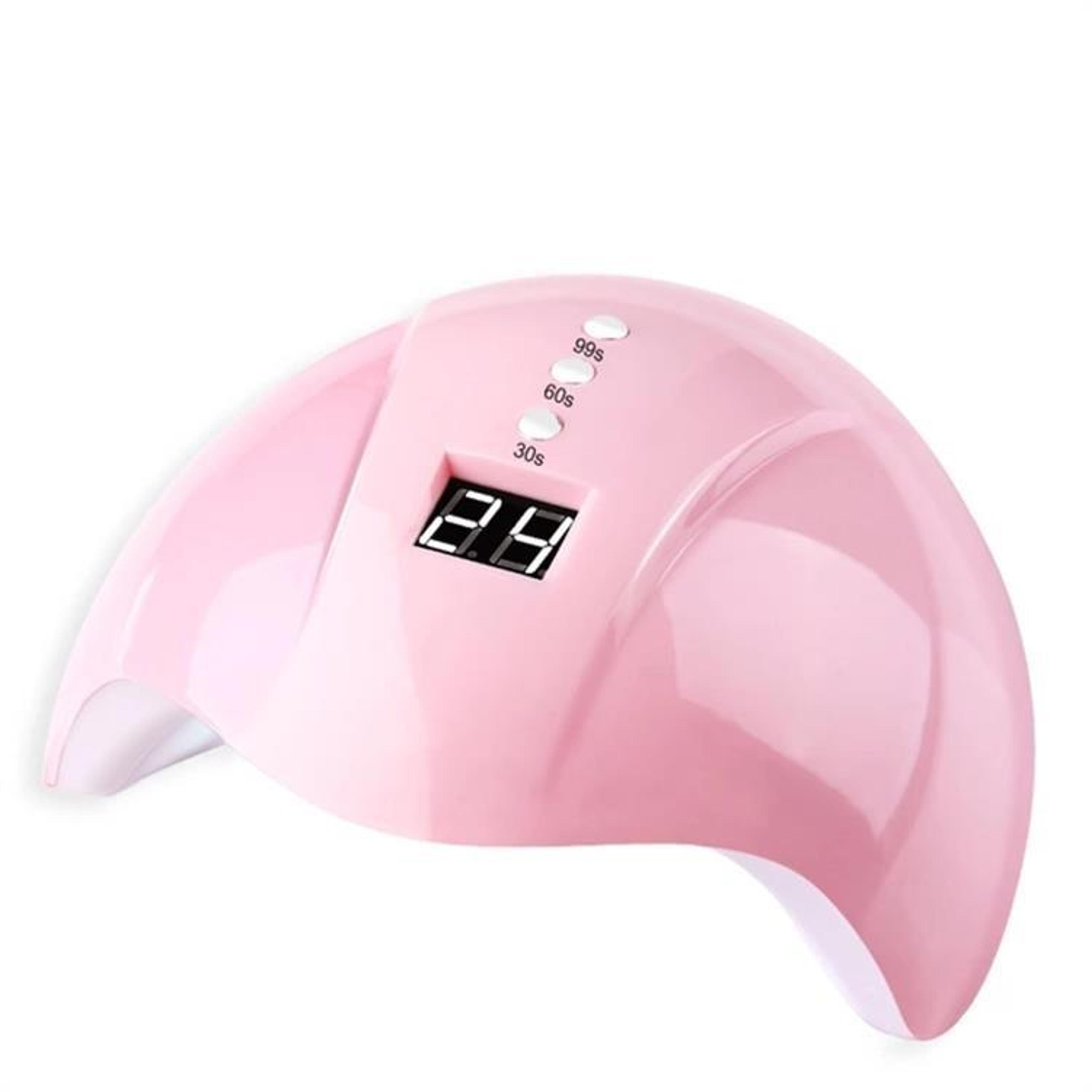 36w uv led nail lamp with smart sensor & lcd timer for fast gel polish curing